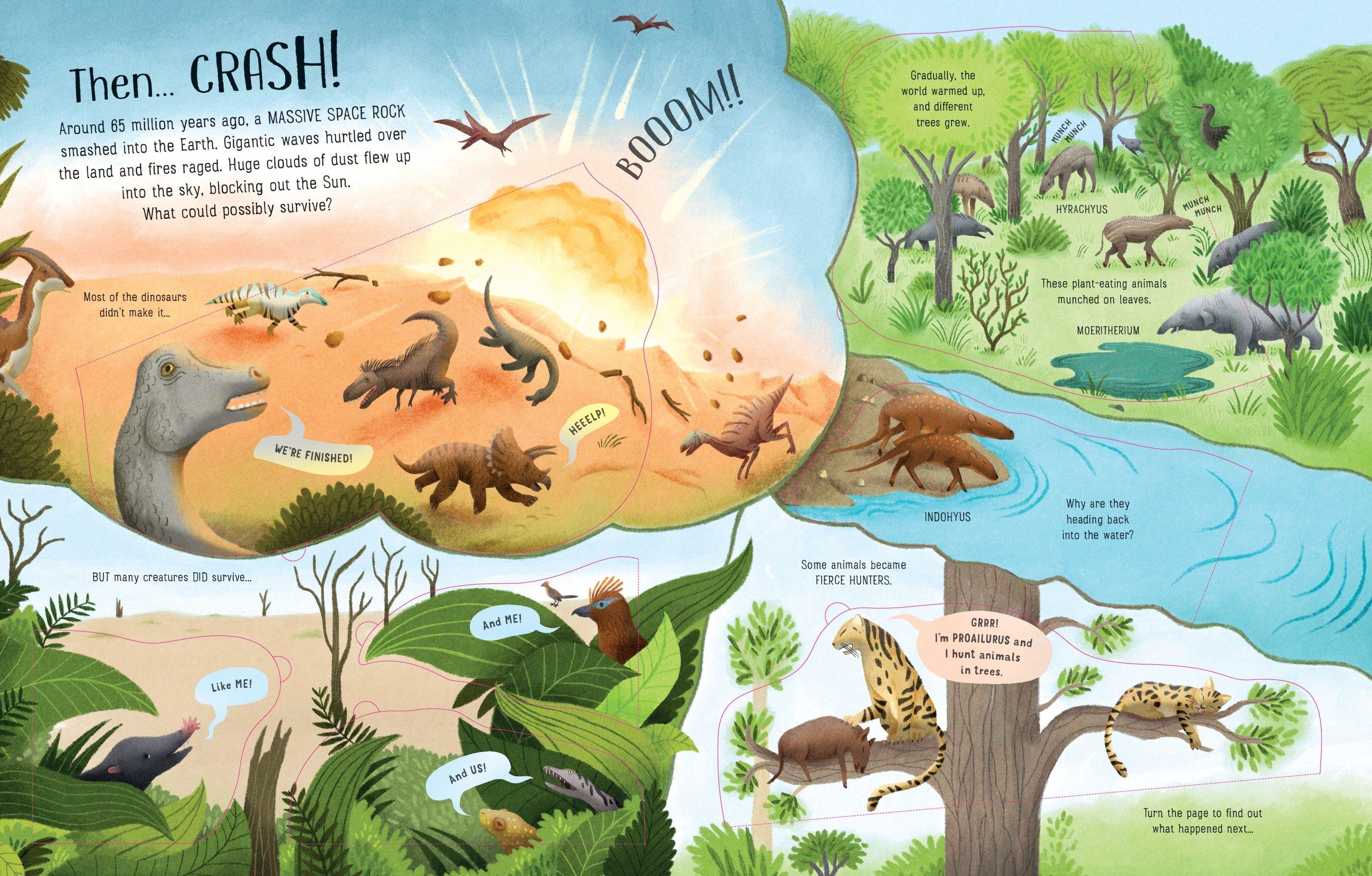 <Usborne> See Inside Evolution 翻翻書