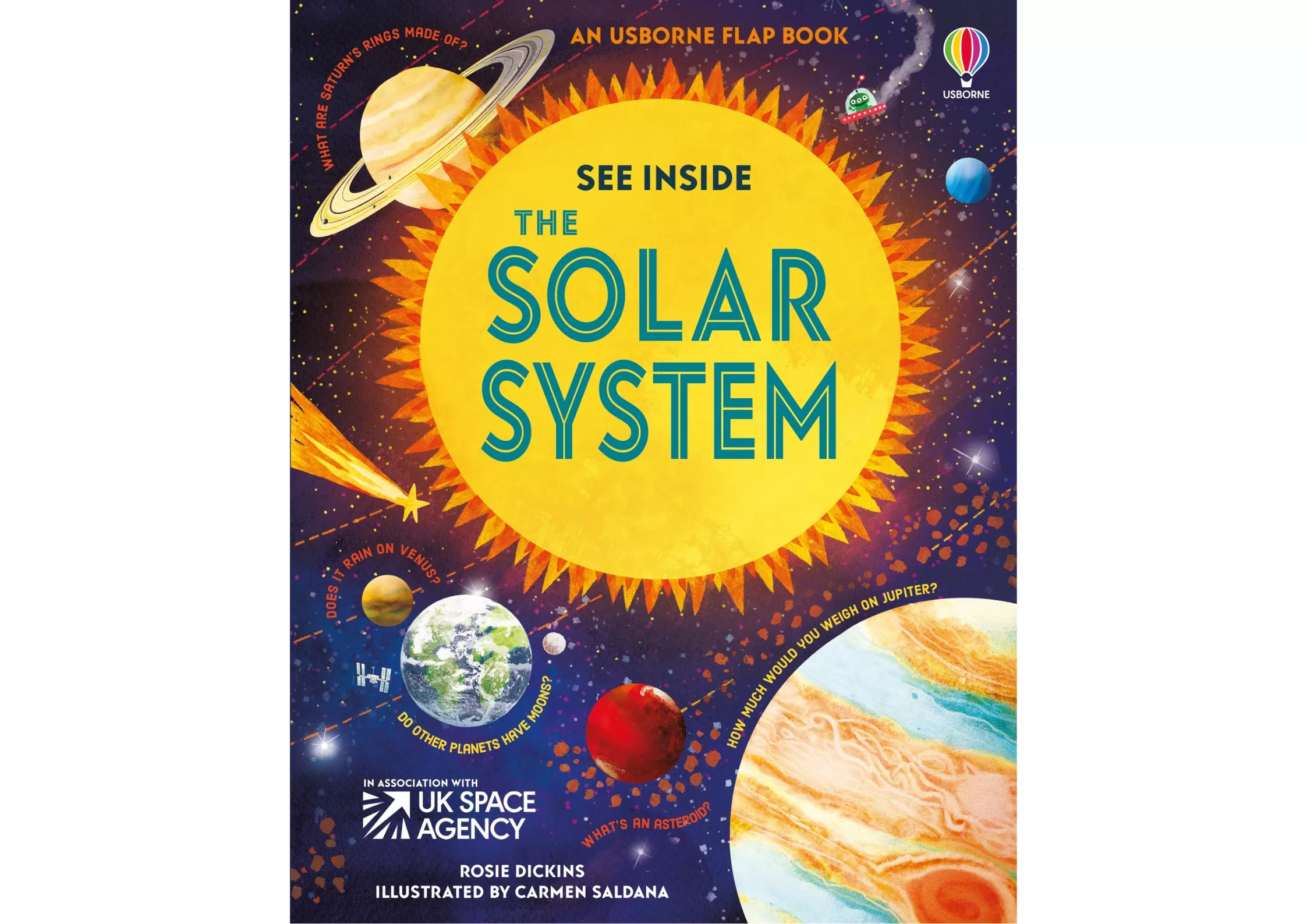 <Usborne> See inside The Solar System 翻翻書