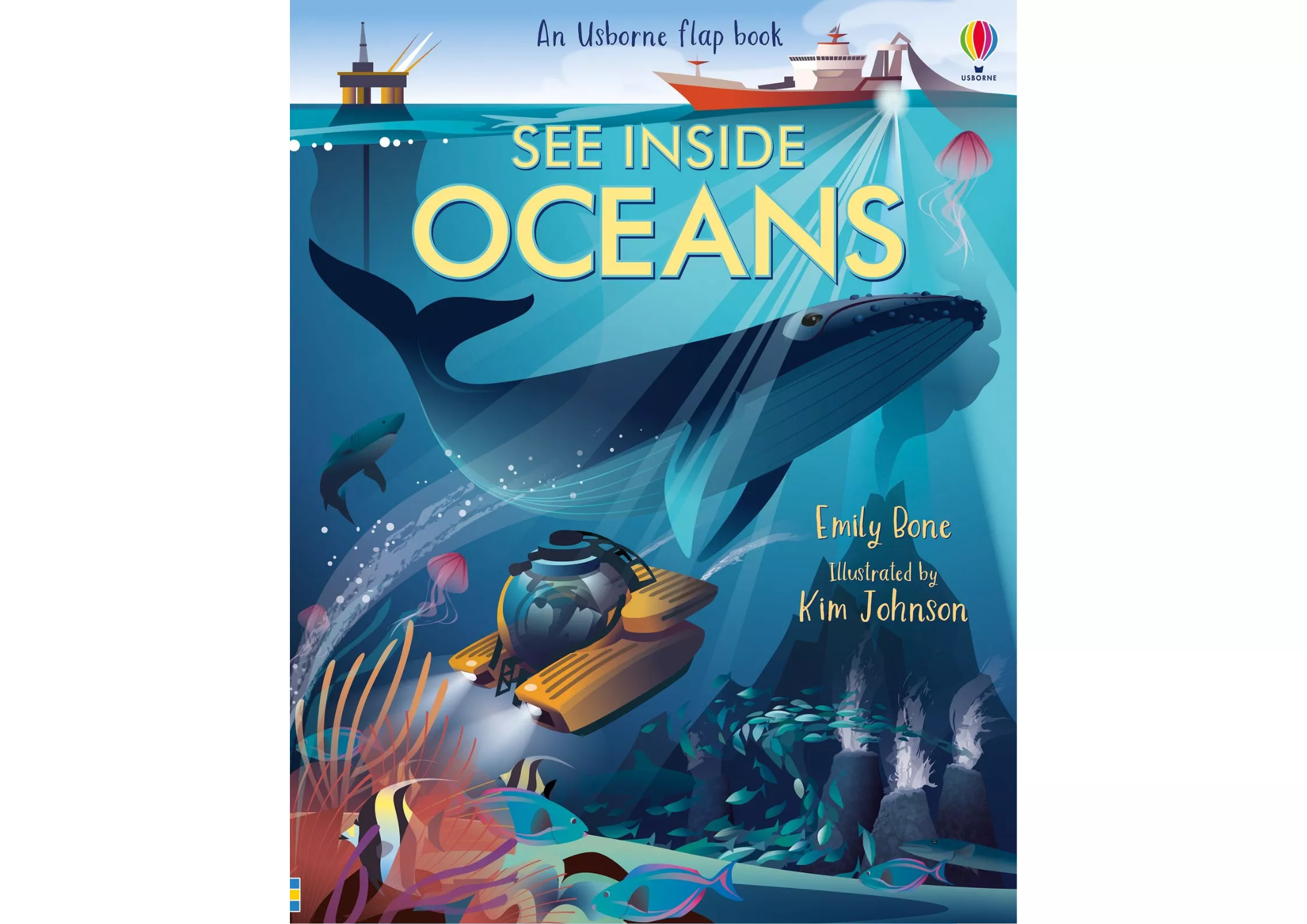 <Usborne> See Inside Oceans 翻翻書
