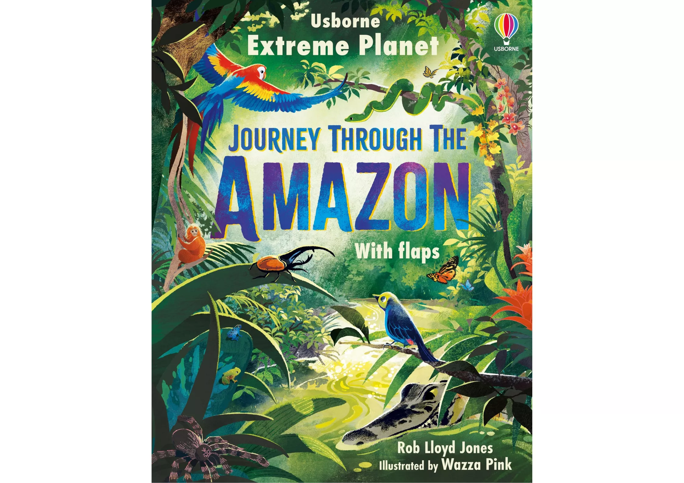 <Usborne> Extreme Planet: Journey through the Amazon 翻翻書