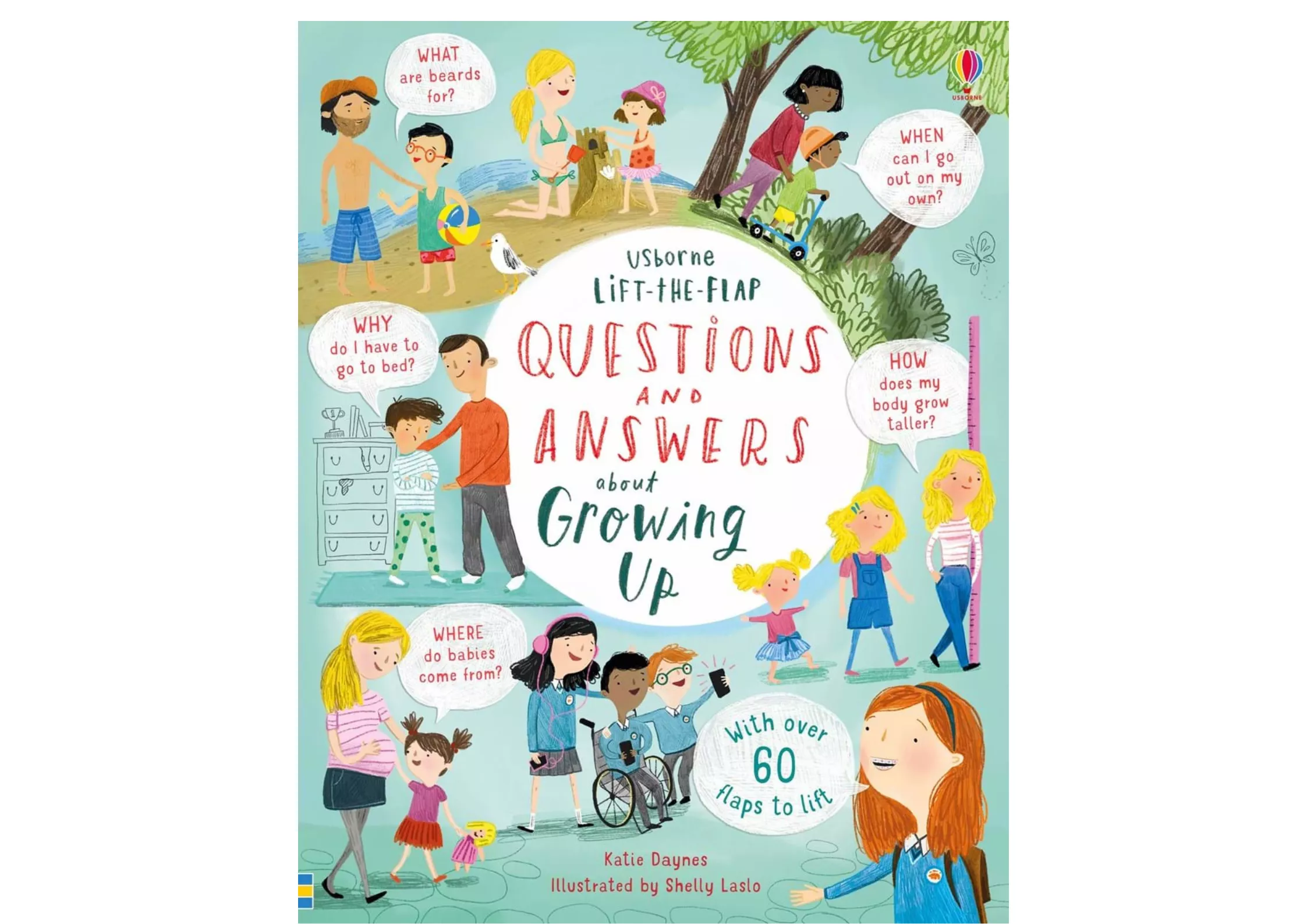 <Usborne> Questions and Answers about Growing Up 翻翻書