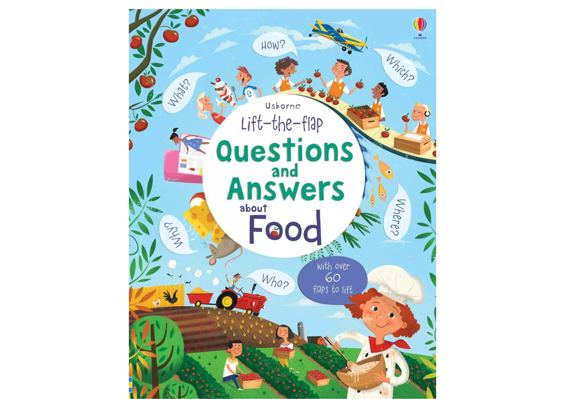 <Usborne> Questions and Answers about Food 翻翻書