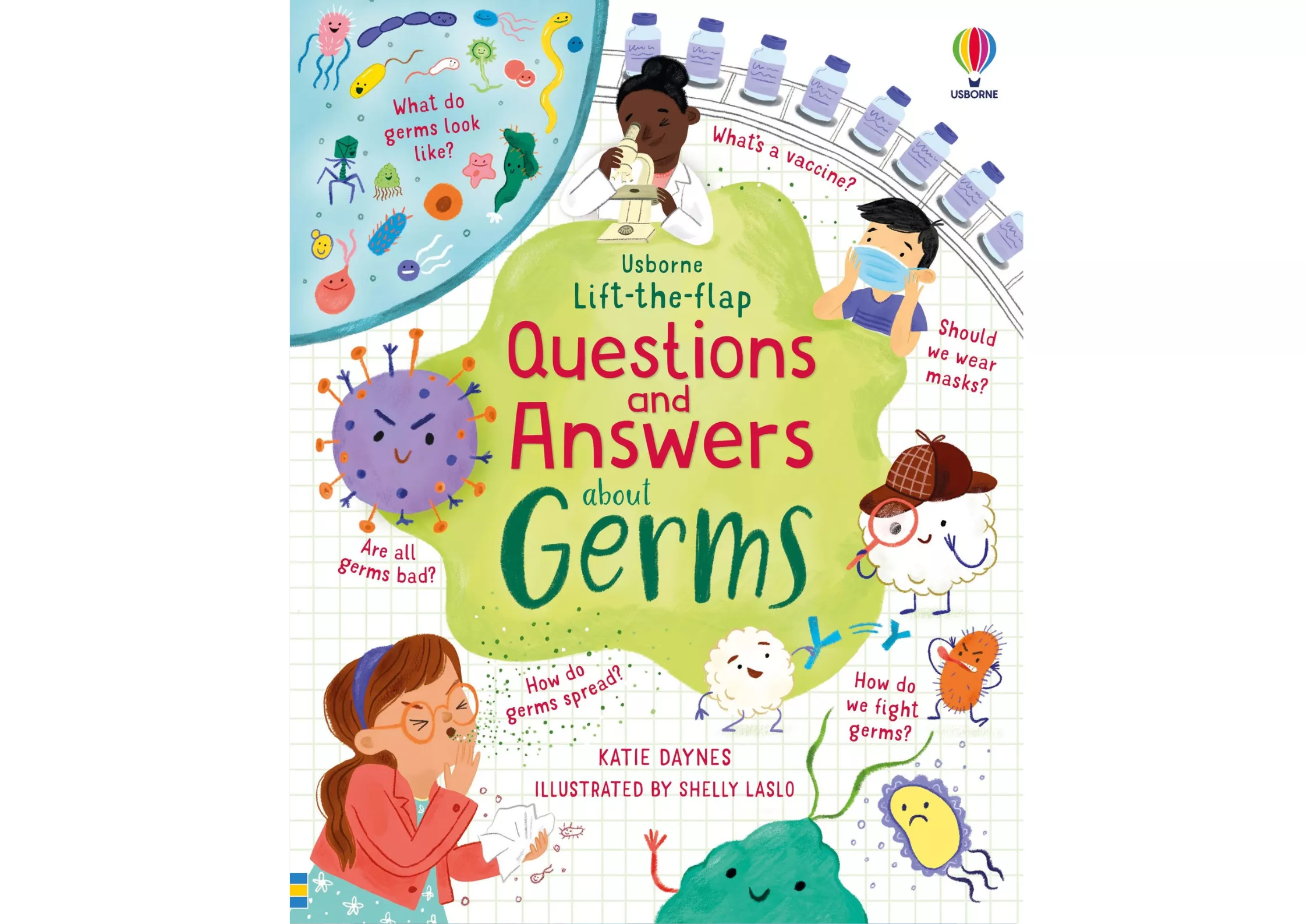 <Usborne> Questions and Answers about Germs 翻翻書