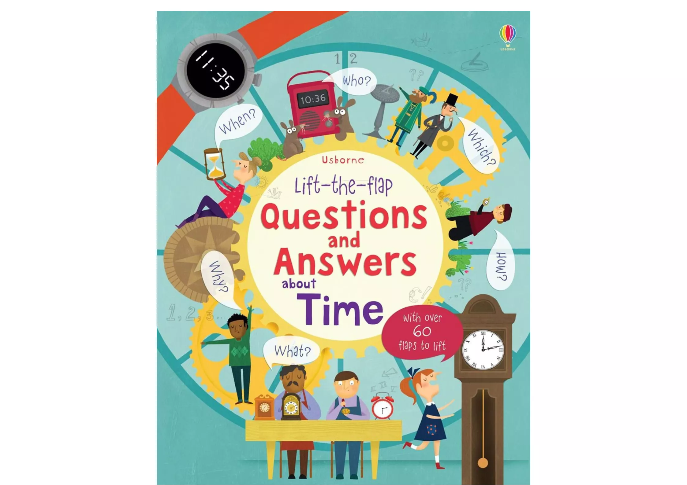<Usborne> Questions and Answers about Time 翻翻書