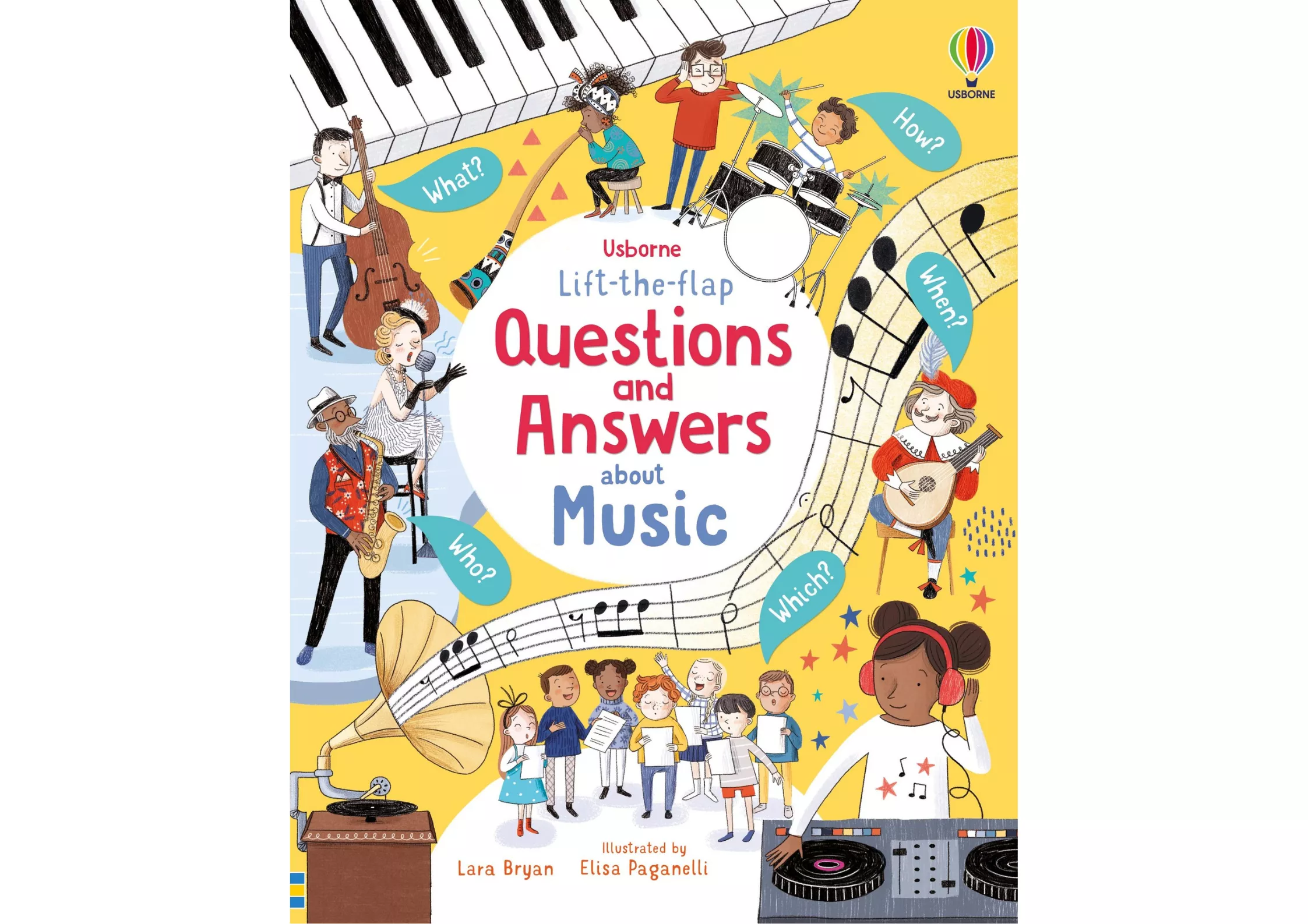 <Usborne> Questions and Answers about Music 翻翻書