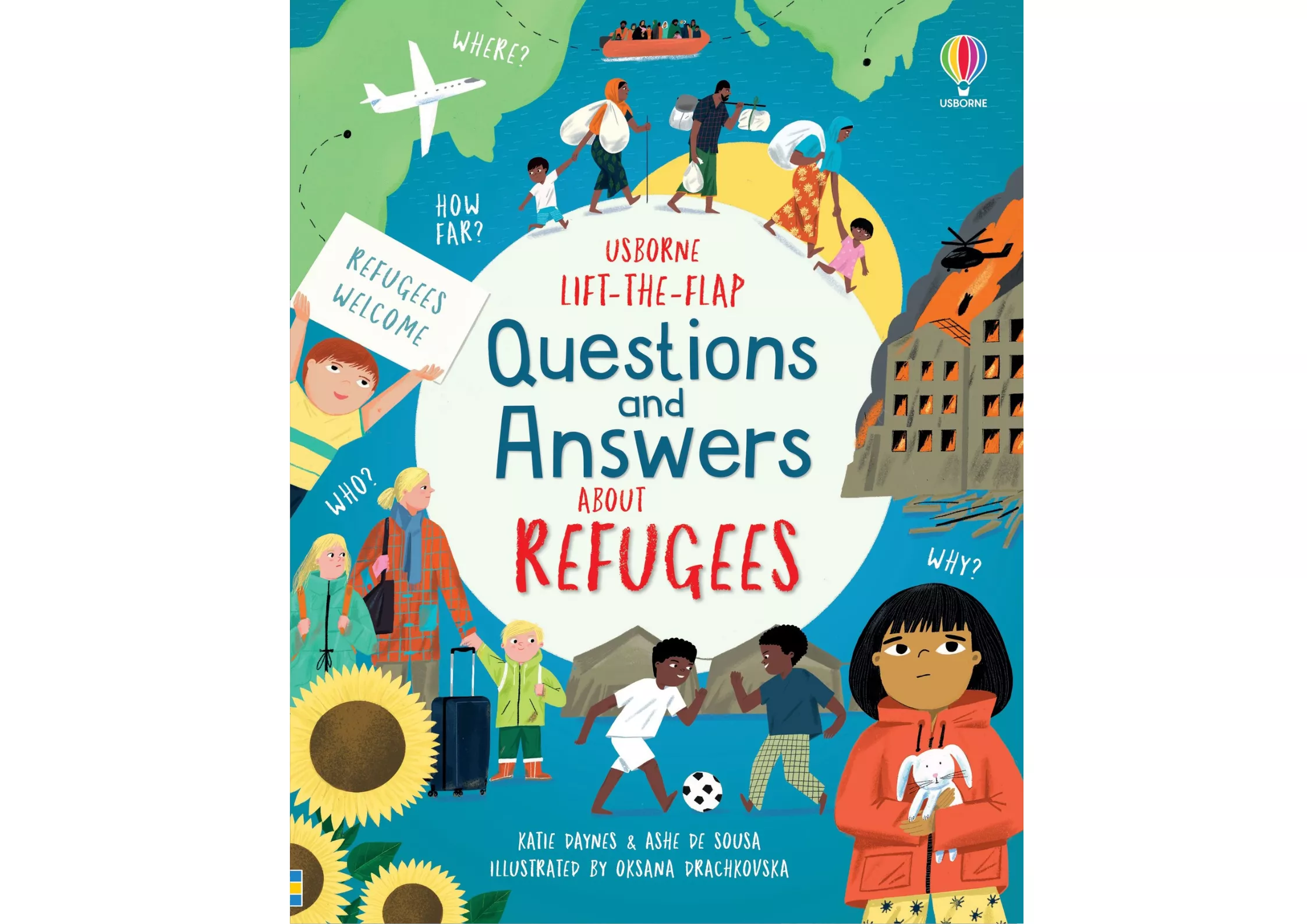 <Usborne> Questions and Answers about Refugees 翻翻書
