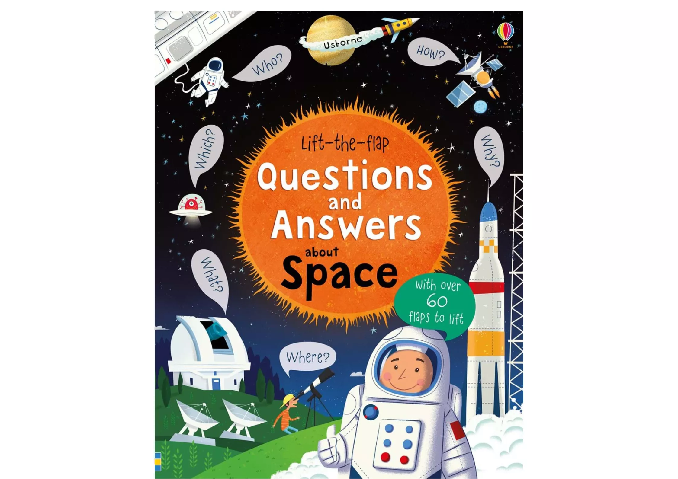 <Usborne> Questions and Answers about Space 翻翻書