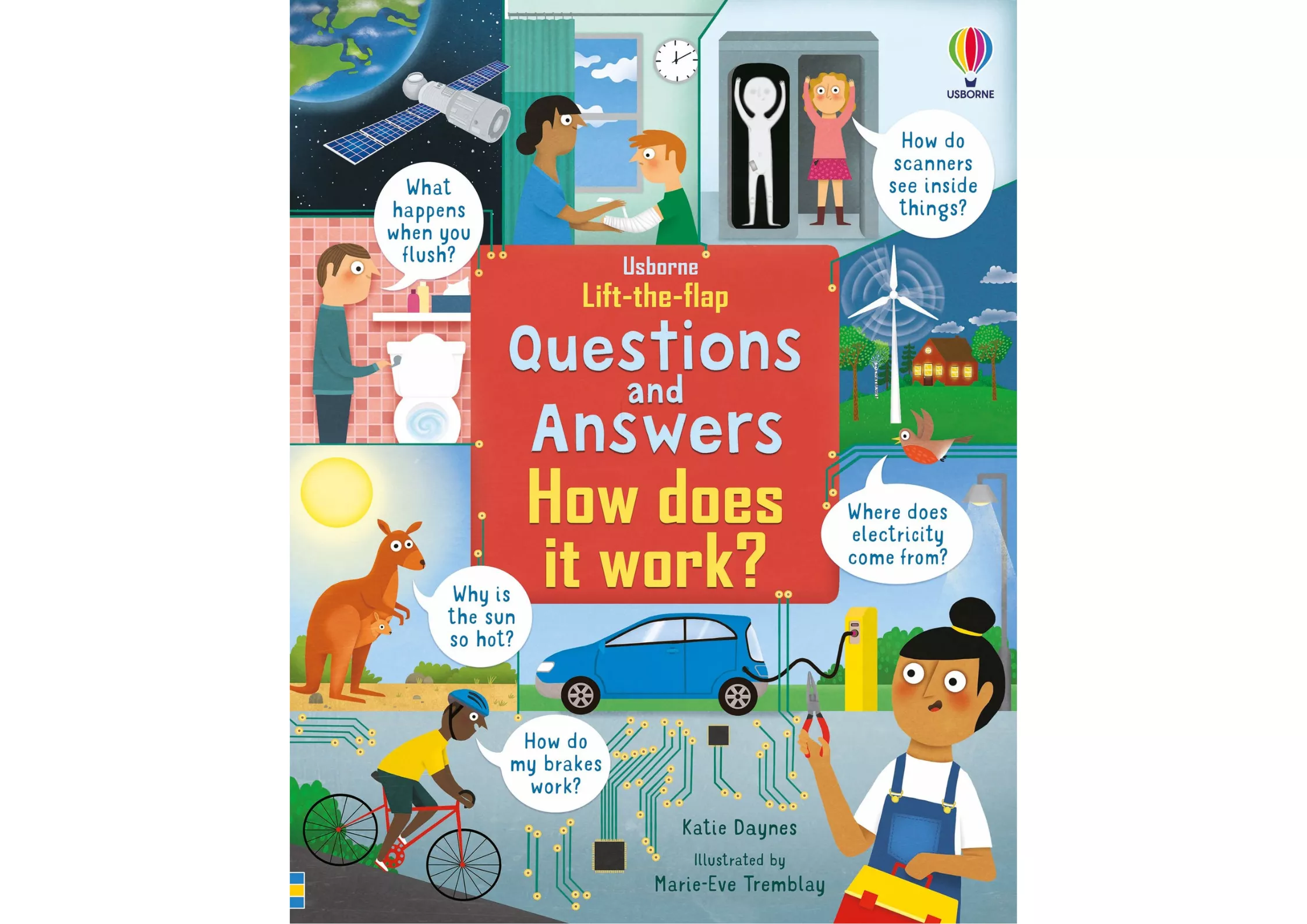 <Usborne> Questions and Answers How does it work? 翻翻書