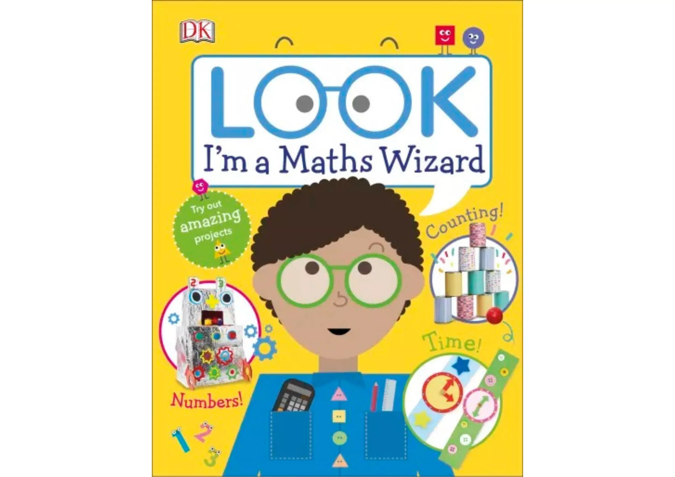 <DK> Look I'm a Maths Wizard 精裝書 STEM書籍