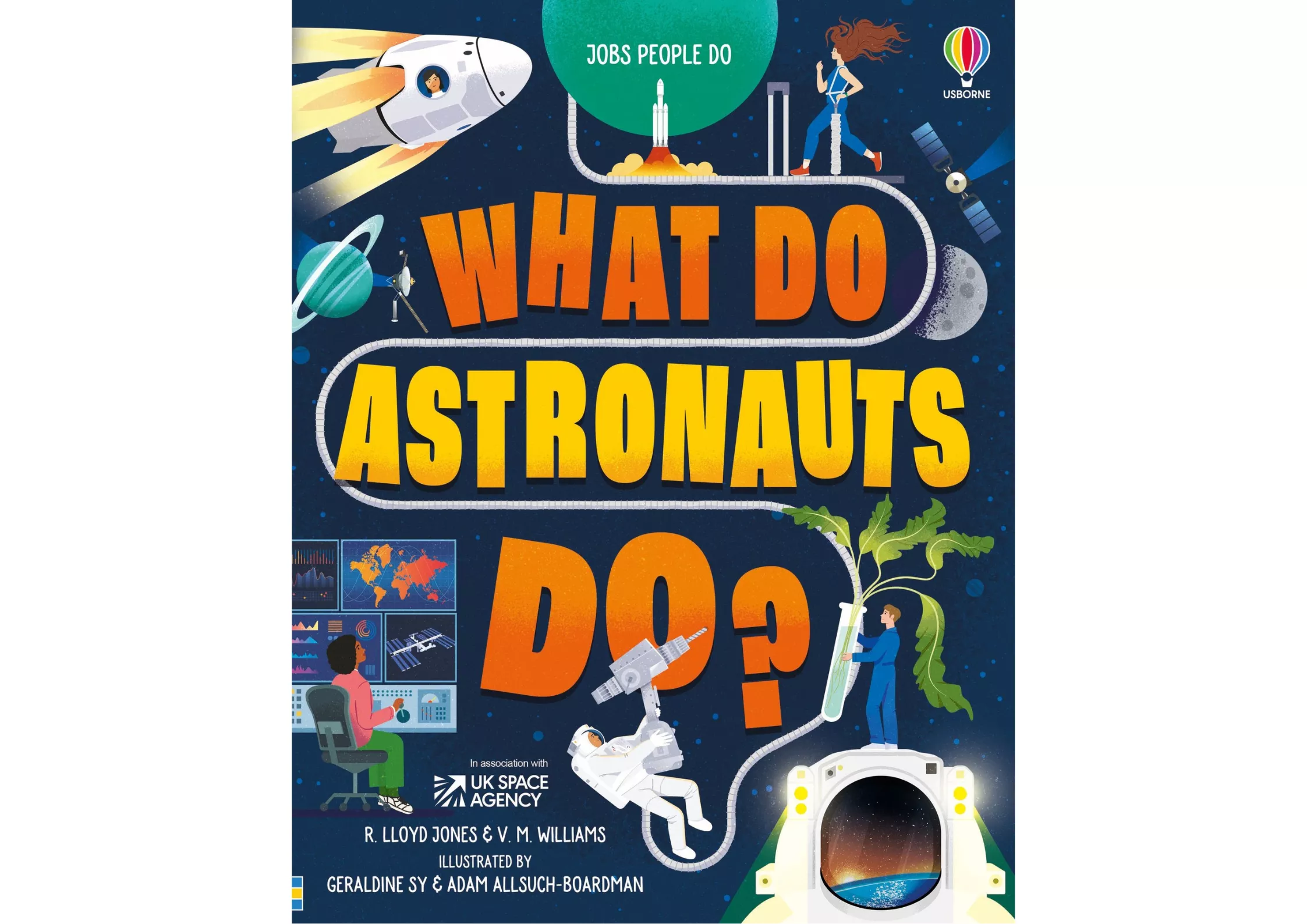 <Usborne> What Do Astronauts Do? 精裝書