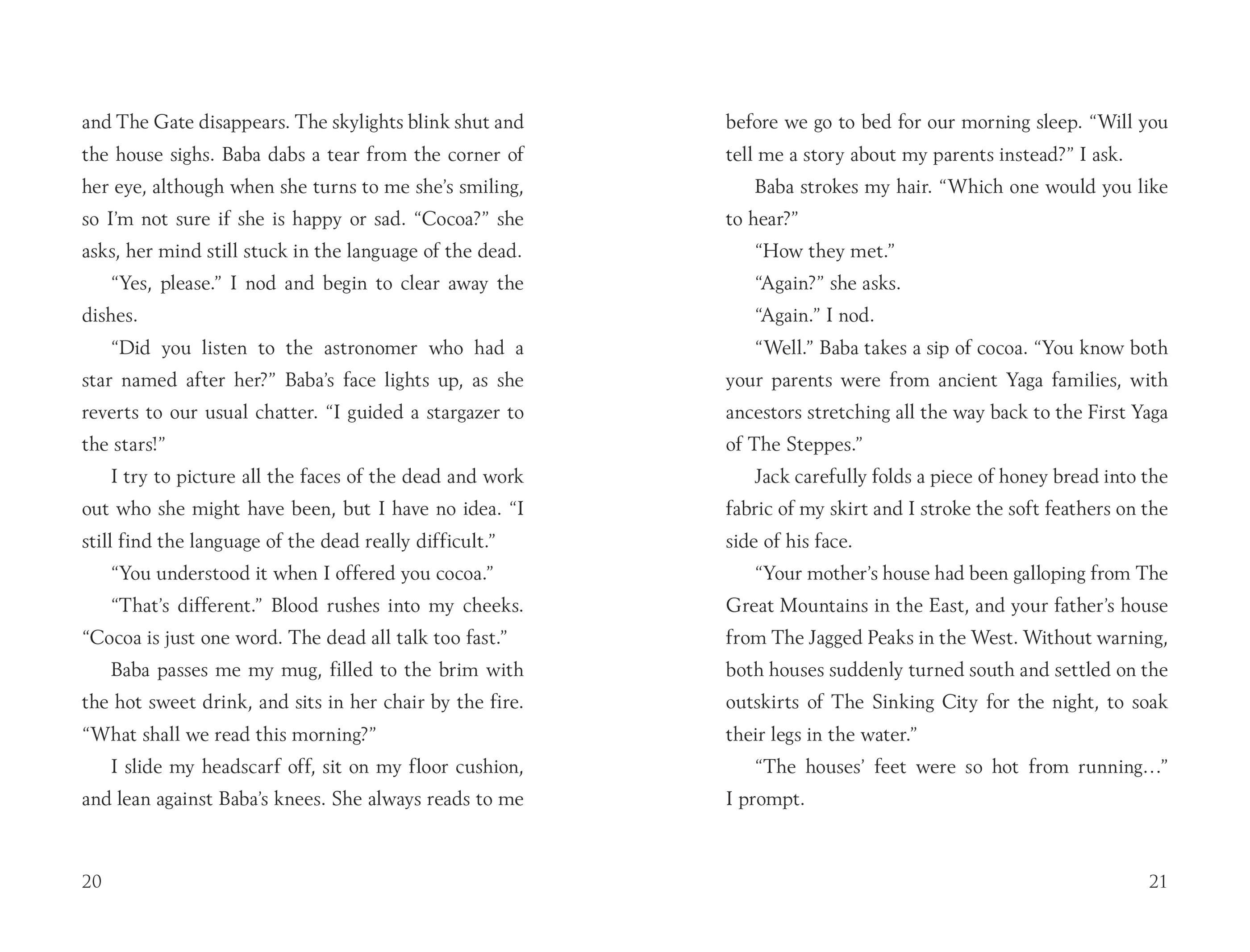 <Usborne> The House with Chicken Legs 兒童英文小說 暢銷作家Sophie Anderson作品