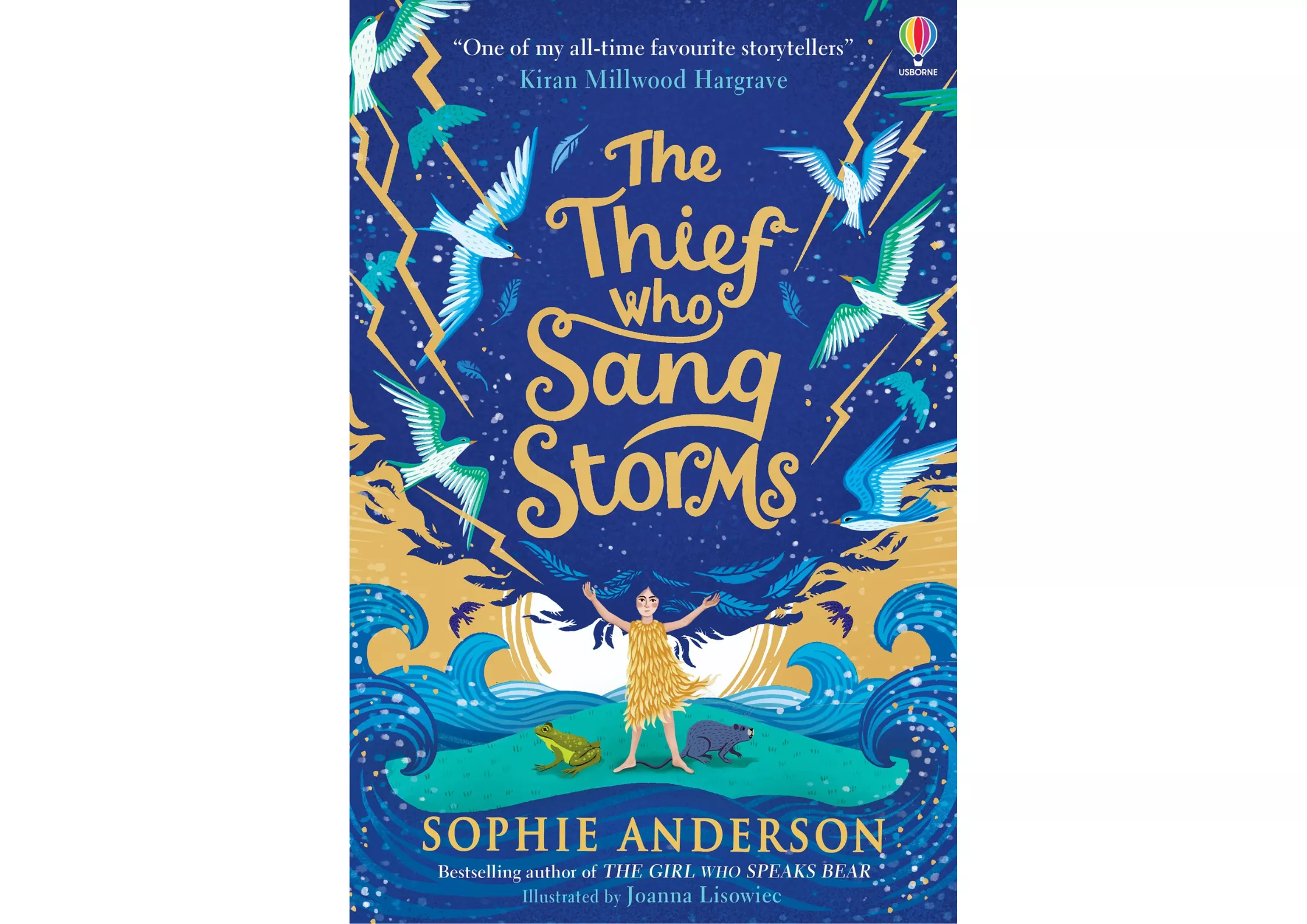 <Usborne> The Thief Who Sang Storms 兒童英文小說 暢銷作家Sophie Anderson作品