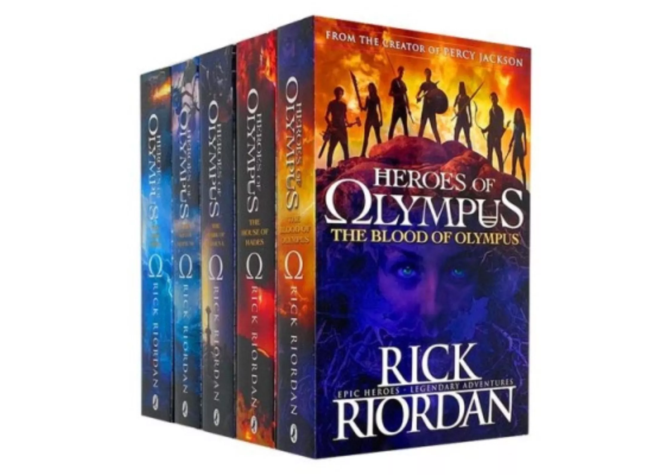 <Penguin> Heroes of Olympus 5 Books Complete Collection 套書