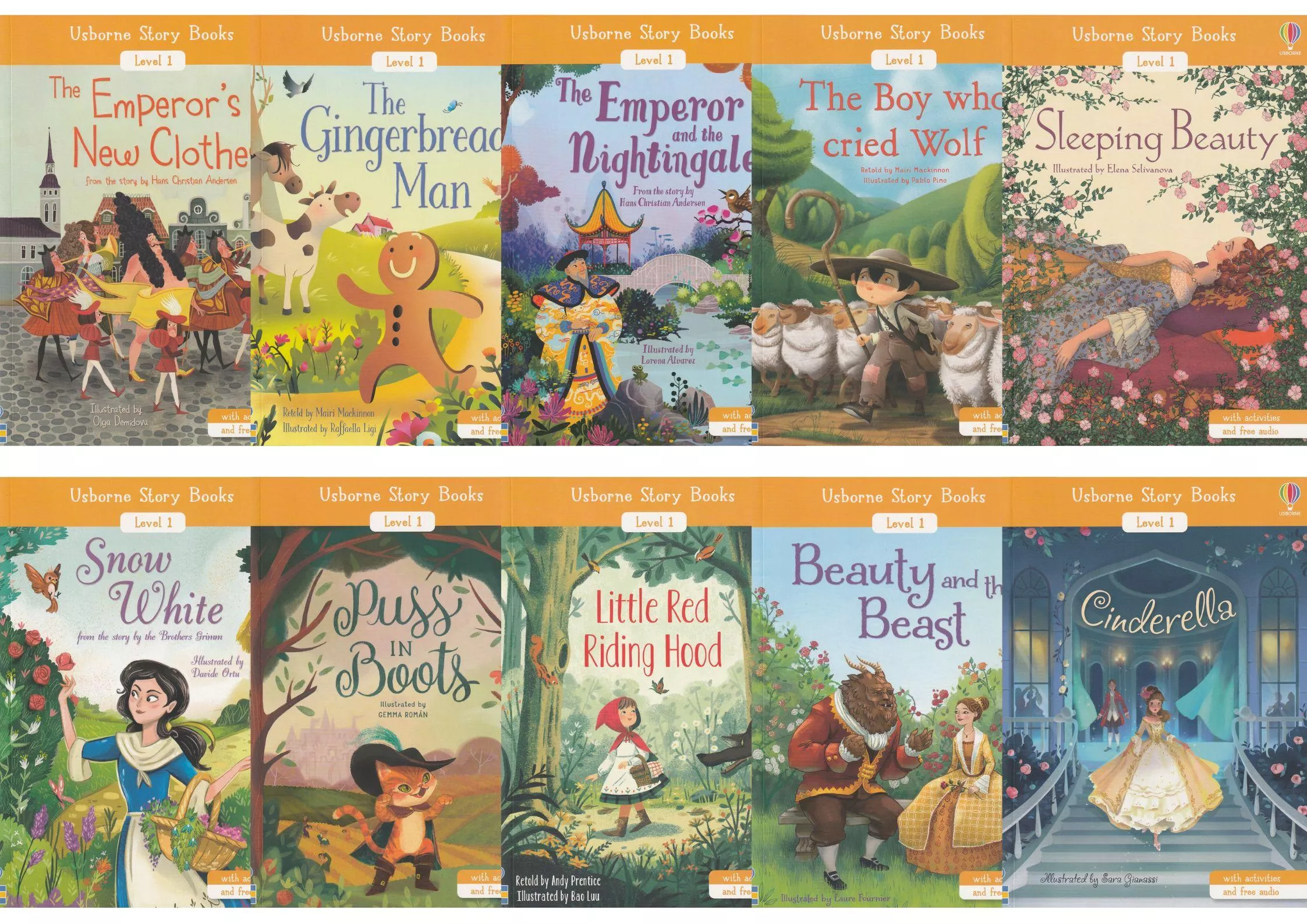 <Usborne> Storybook Reading Library 分級讀本 附QR code音檔