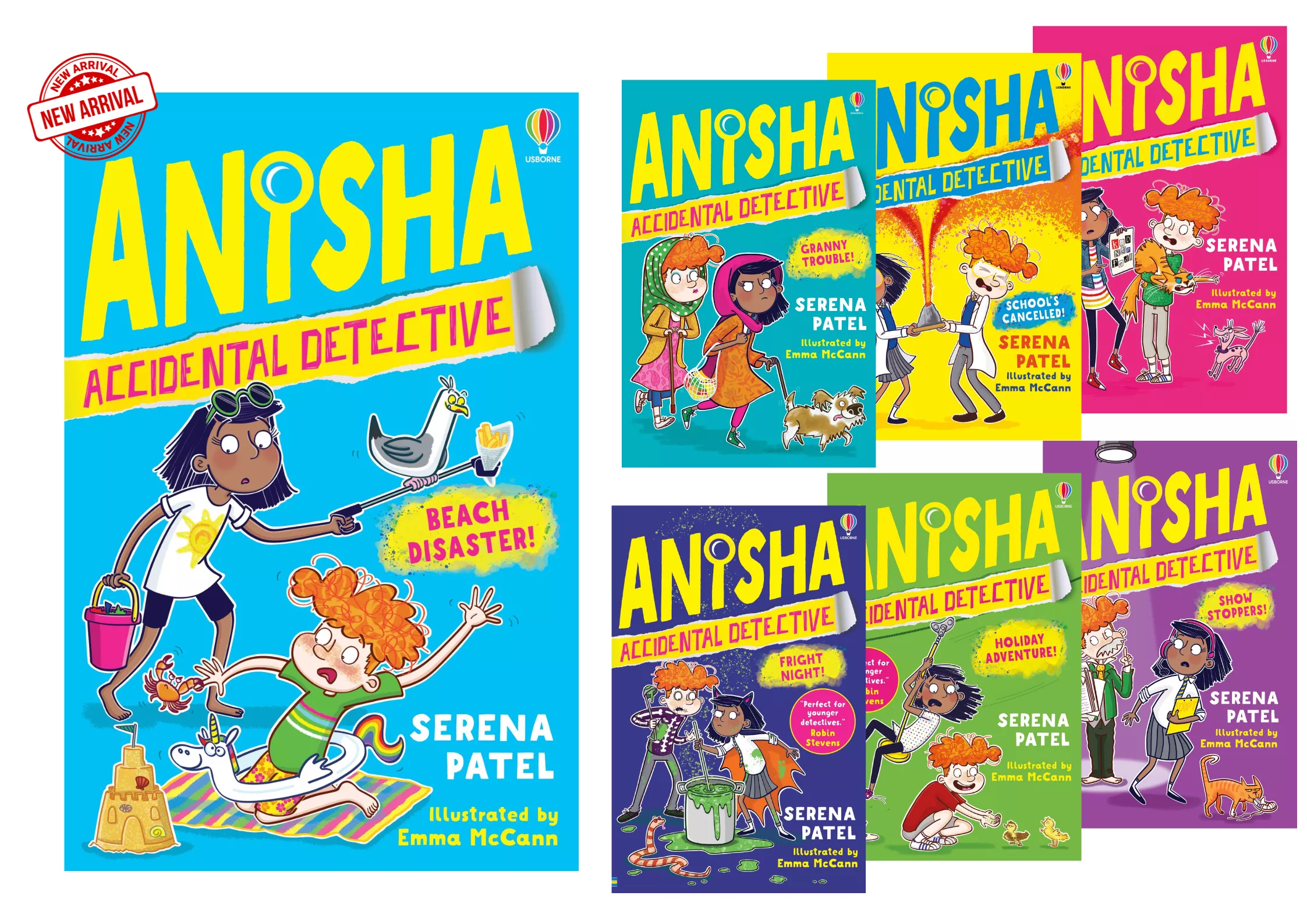 <Usborne> Anisha, Accidental Detective系列 兒童英文小說
