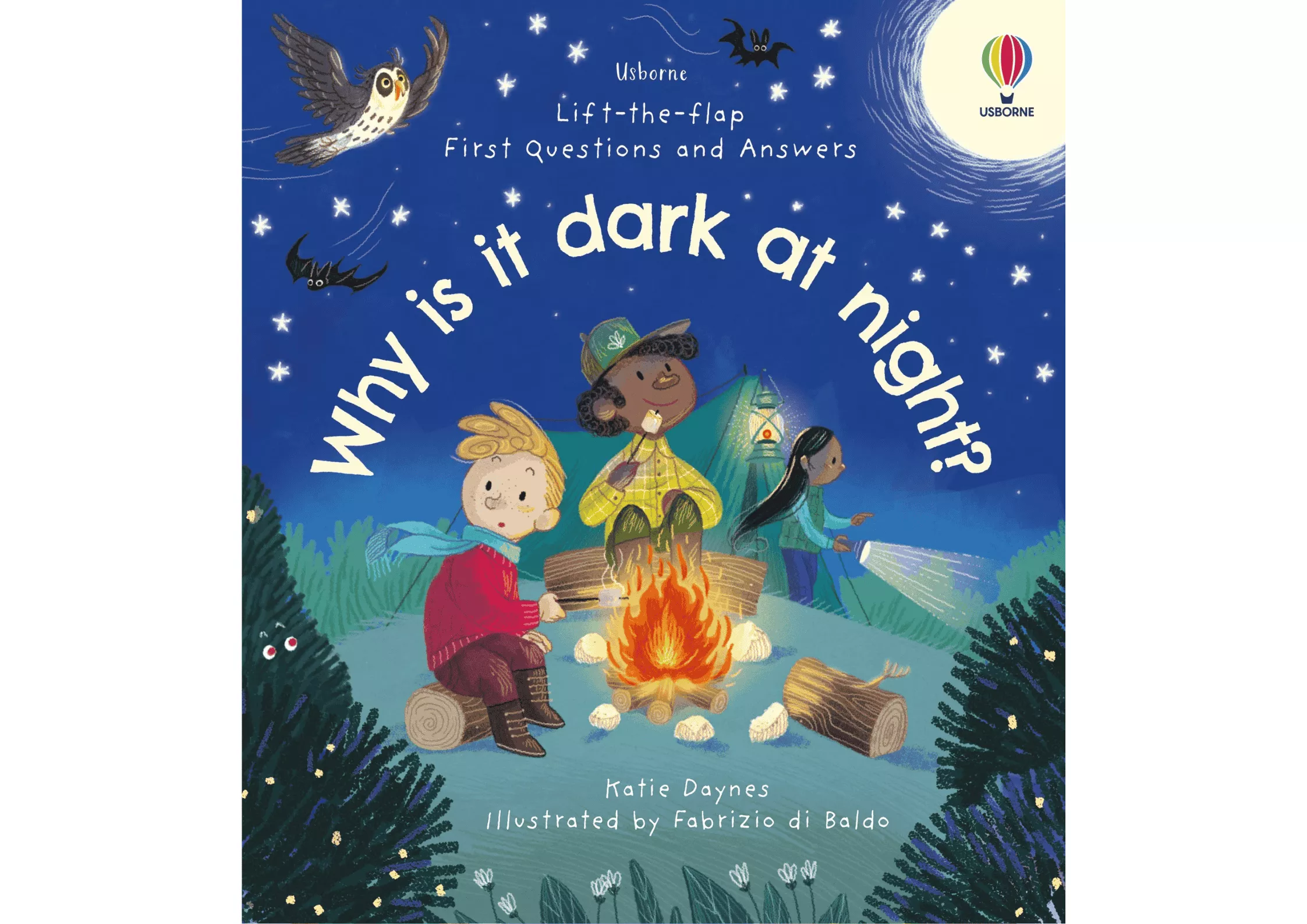 <Usborne> First Questions and Answers系列 - Why is it dark at night? 翻翻書