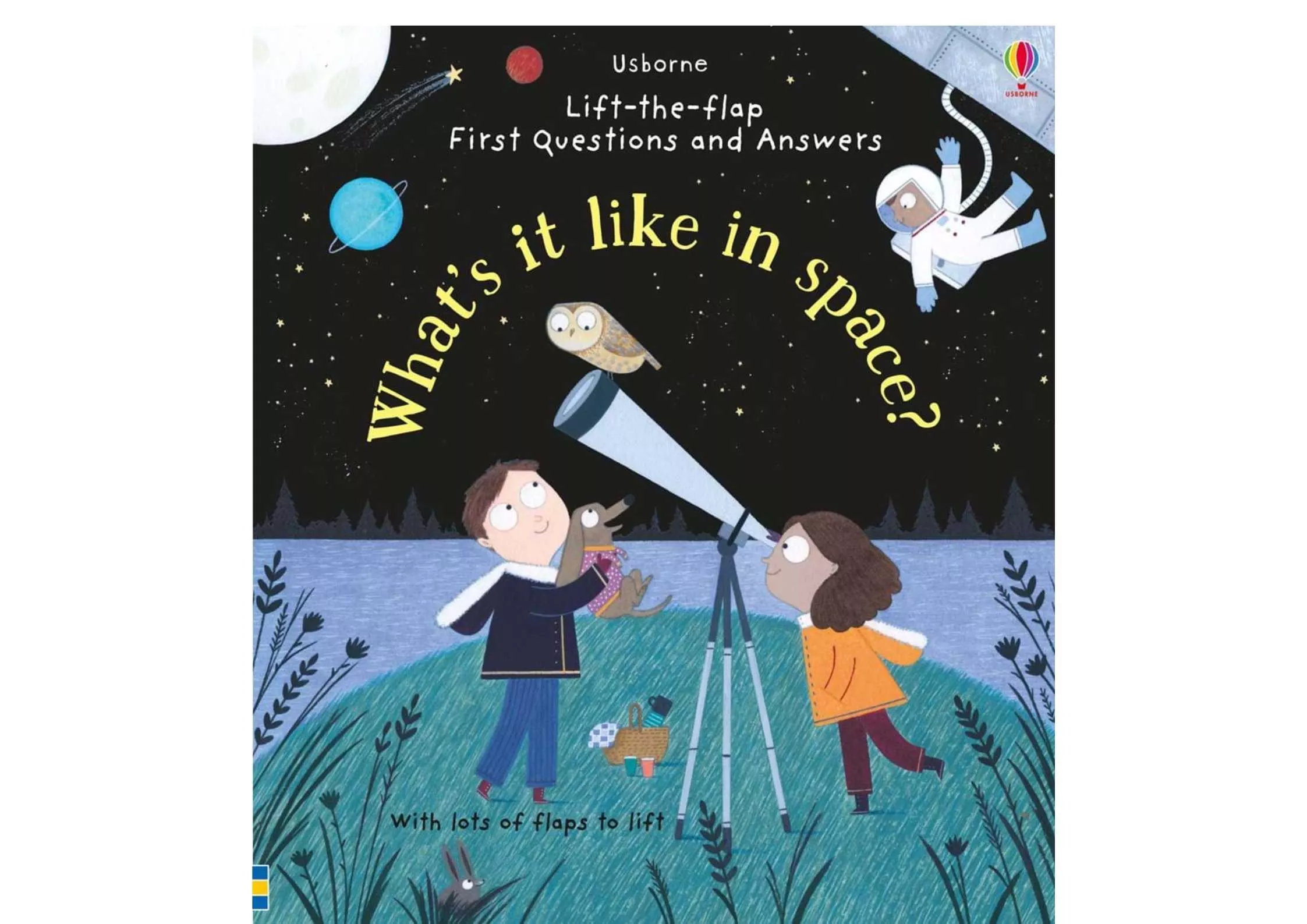 <Usborne> First Questions and Answers系列 - What's it like in space? 翻翻書