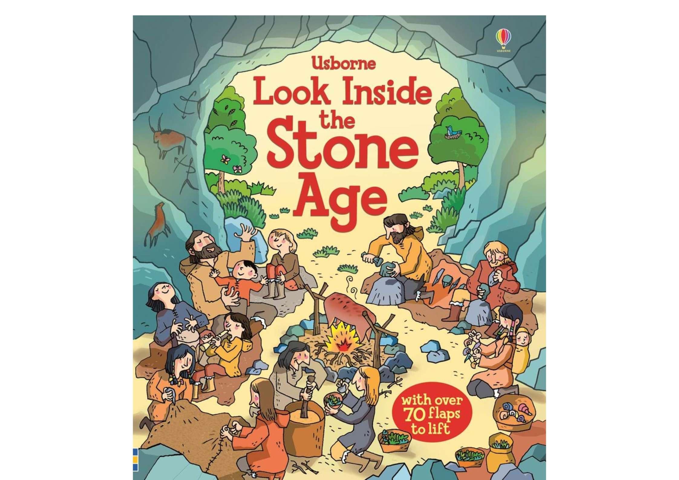 <Usborne> Look Inside the Stone Age 翻翻書