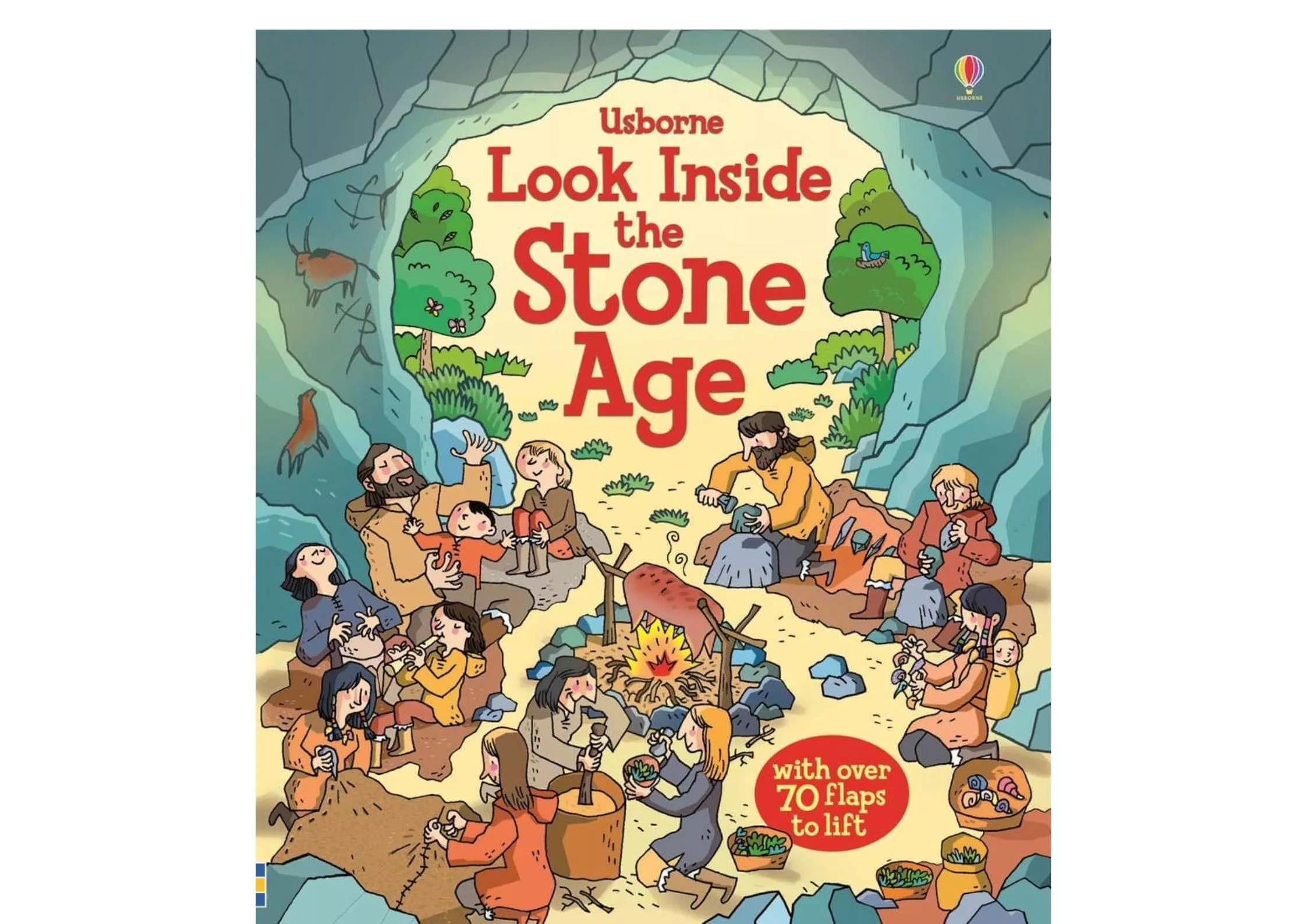 <Usborne> Look Inside the Stone Age 翻翻書