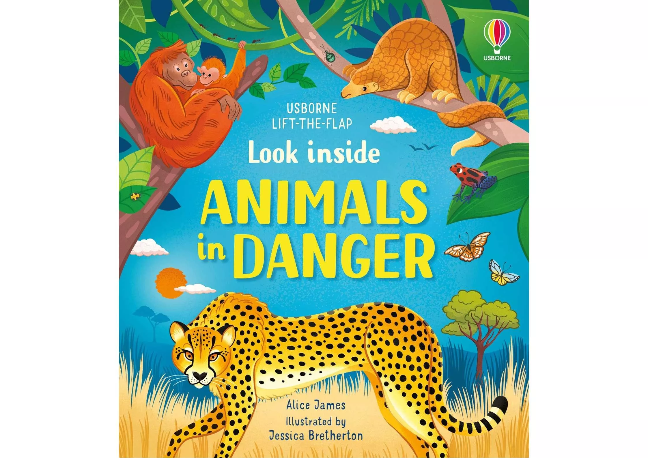 <Usborne> Look Inside Animals in Danger 翻翻書