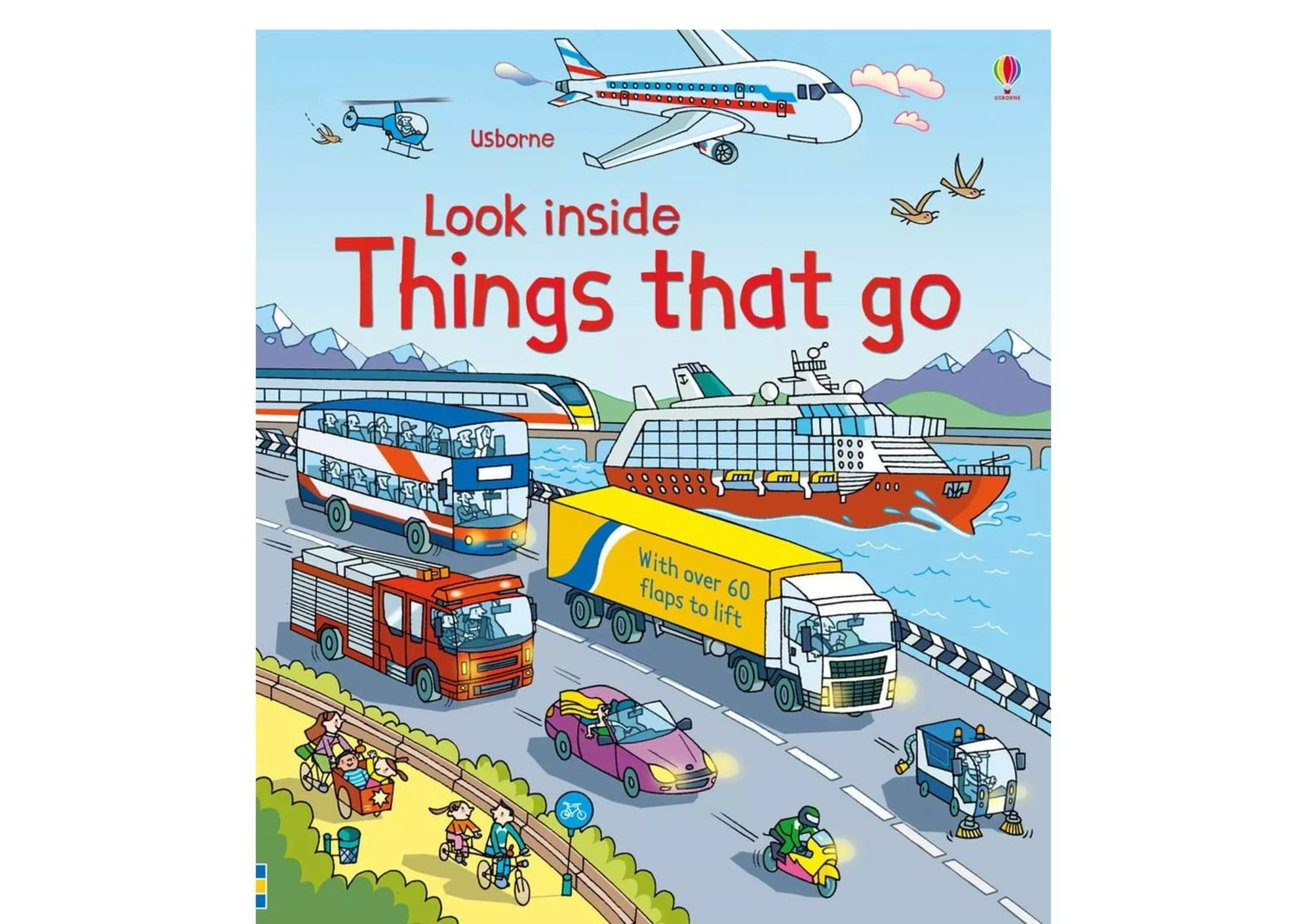 <Usborne> Look Inside Things That Go 翻翻書