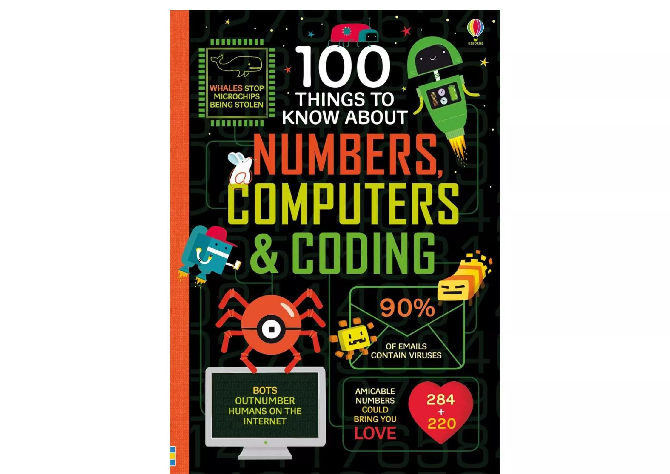 <Usborne> 100 Things to Know About Numbers, Computers & Coding 精裝書