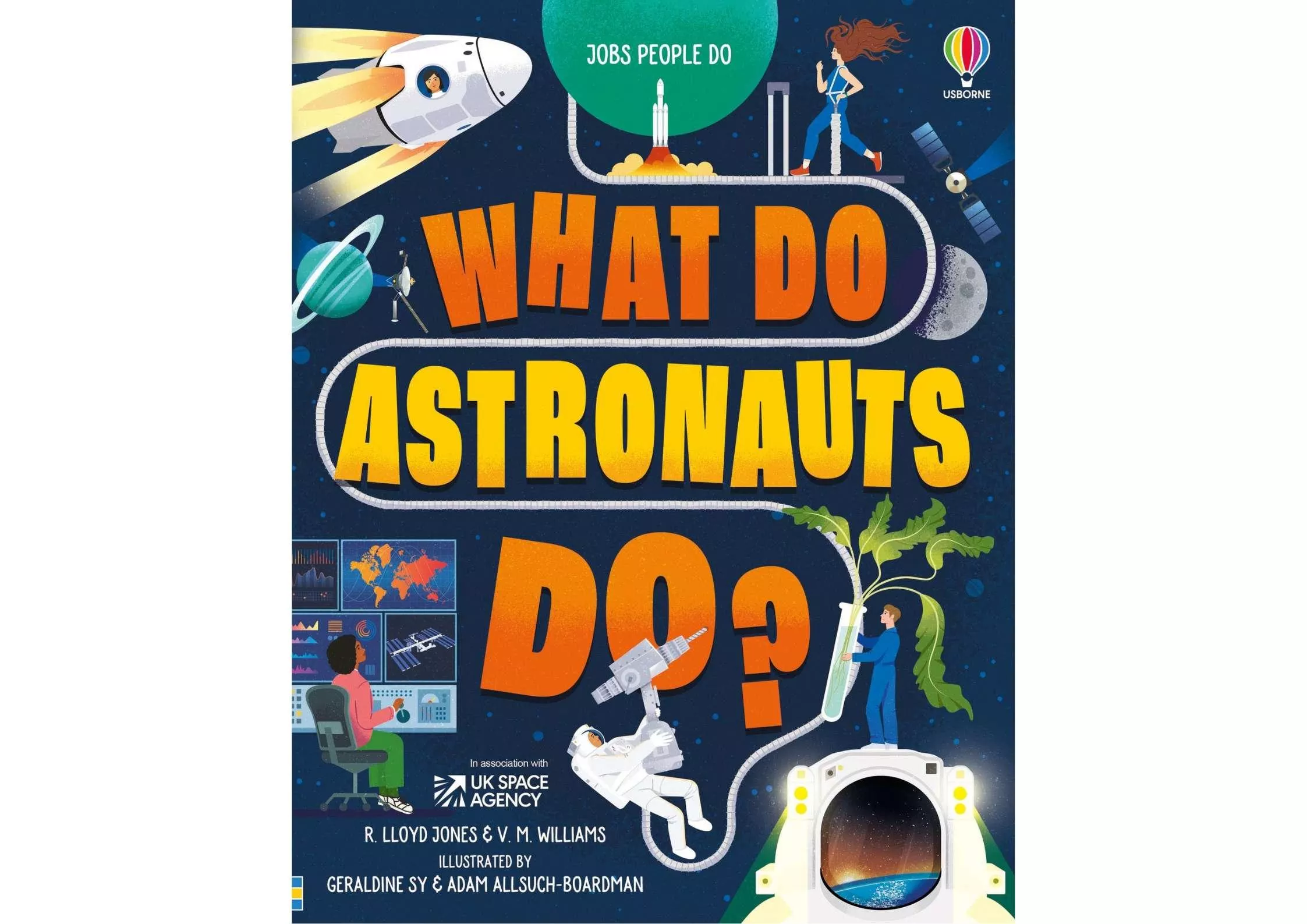 <Usborne> What Do Astronauts Do? 精裝書