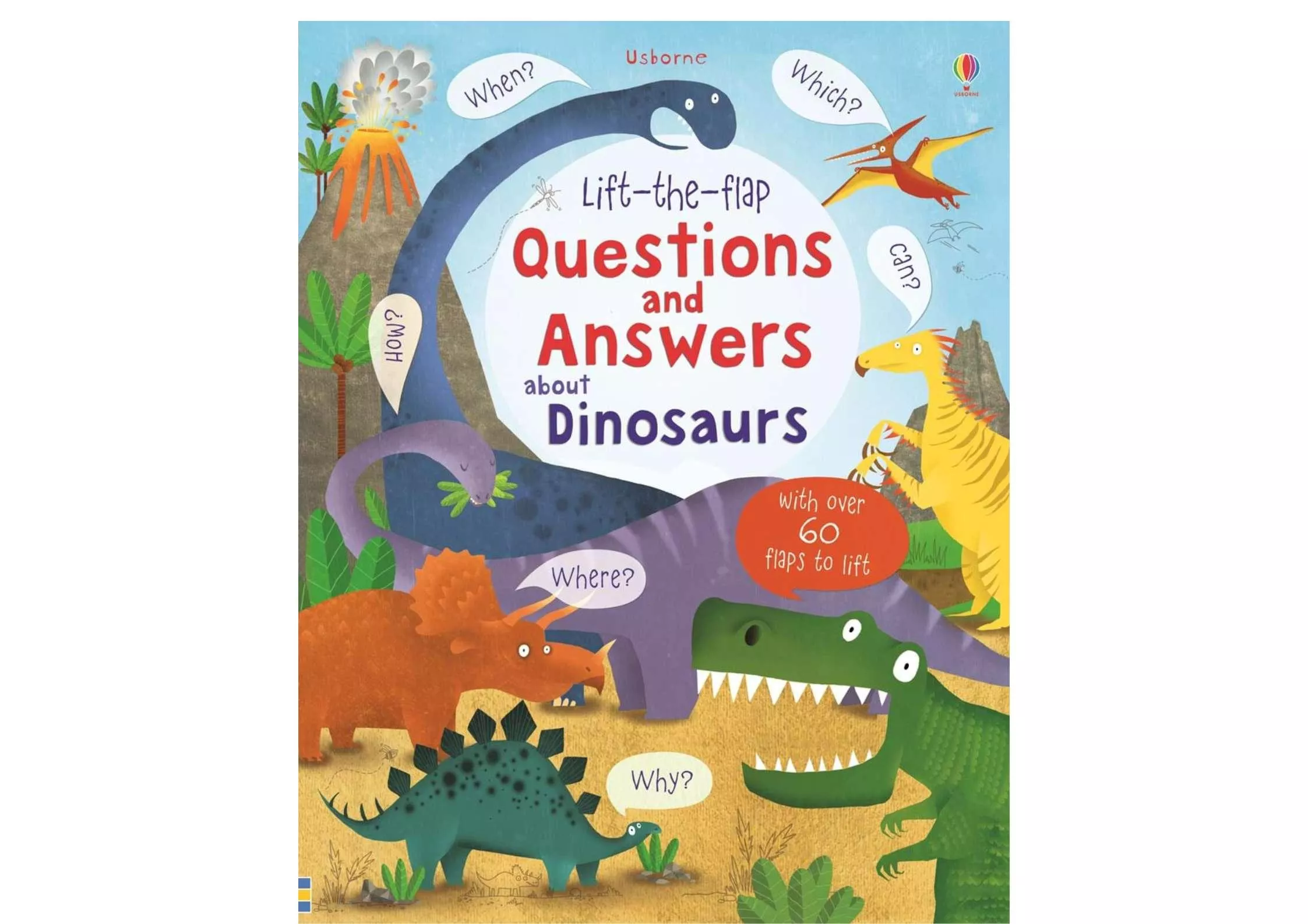 <Usborne> Questions and Answers about Dinosaurs 翻翻書