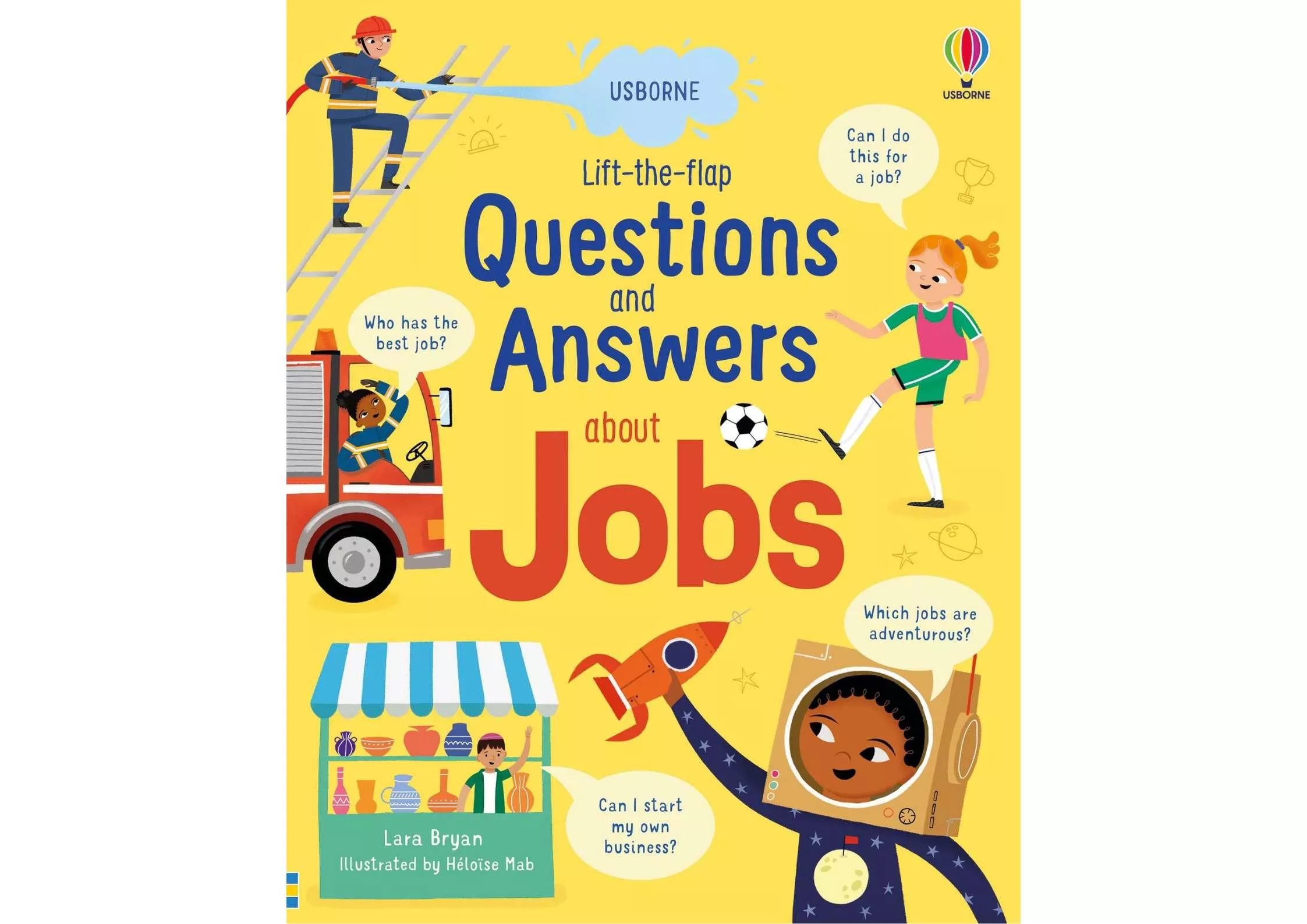 <Usborne> Questions and Answers about Jobs 翻翻書