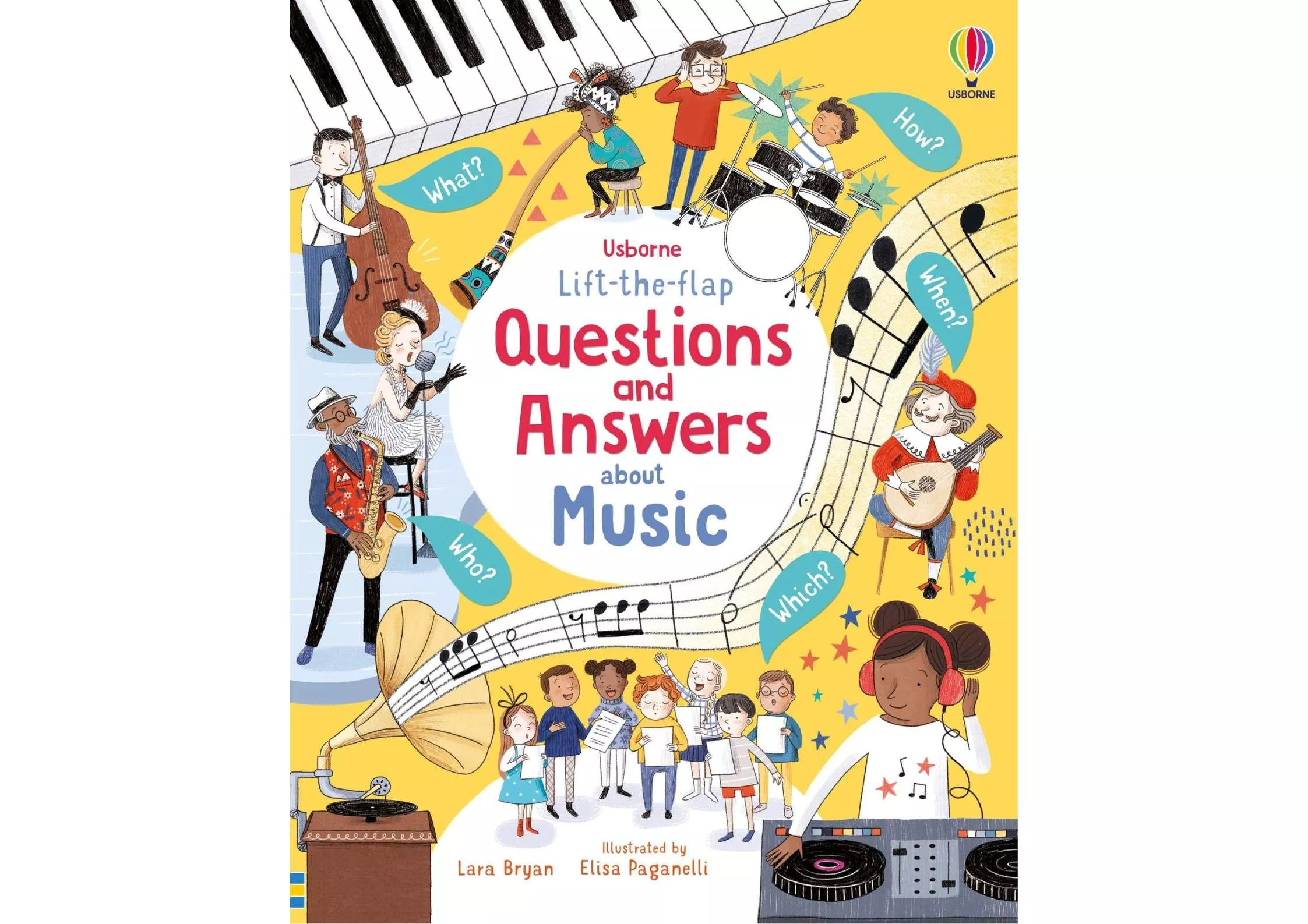 <Usborne> Questions and Answers about Music 翻翻書