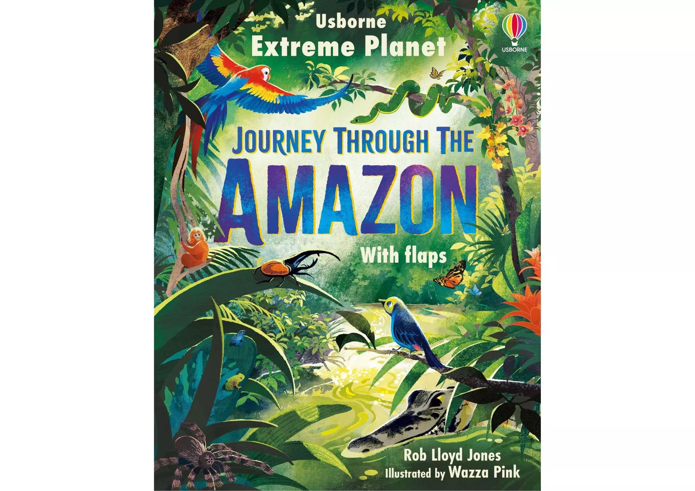 <Usborne> Extreme Planet: Journey through the Amazon 翻翻書