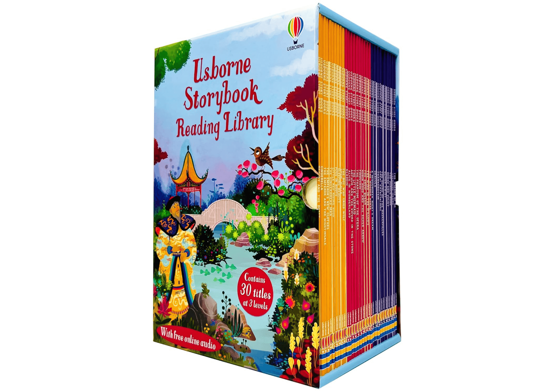 <Usborne> Storybook Reading Library 30本分級讀本 盒裝套書 附QR code音檔
