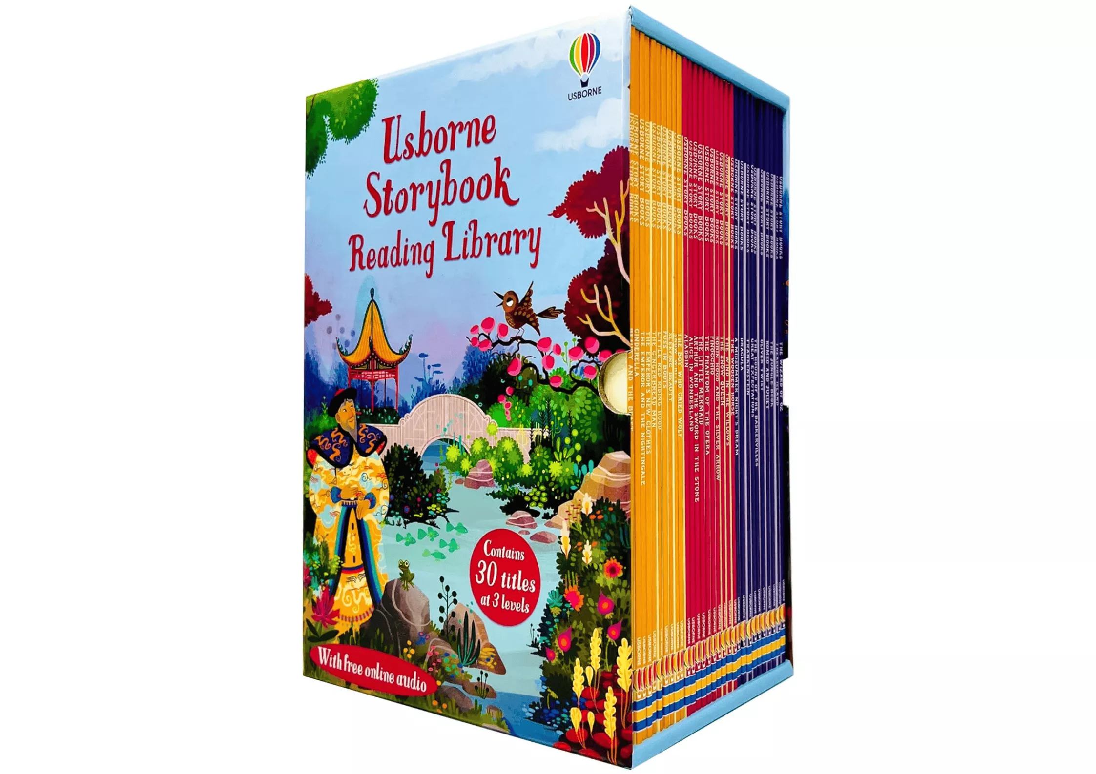 <Usborne> Storybook Reading Library 30本分級讀本 盒裝套書 附QR code音檔