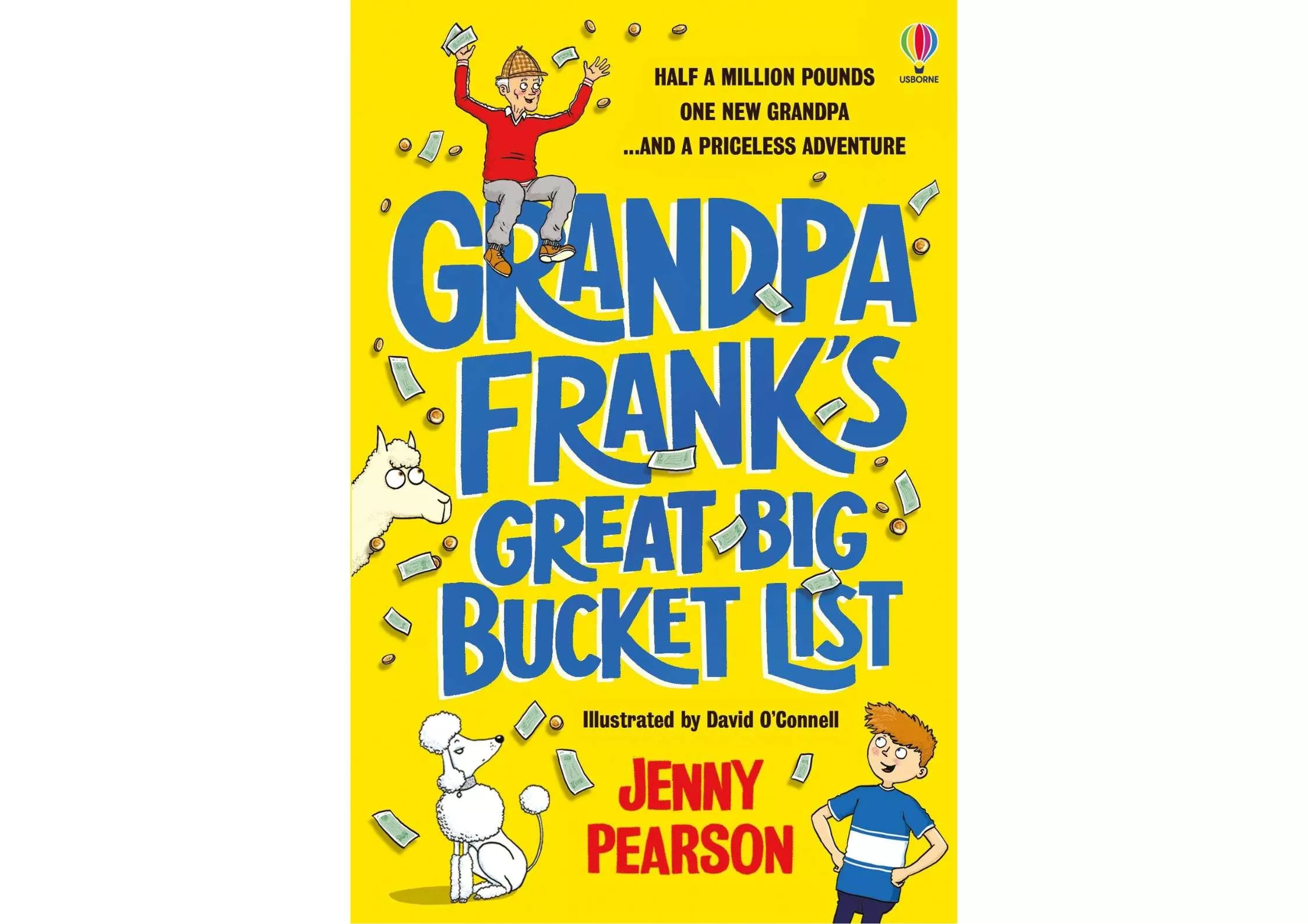 <Usborne> Grandpa Frank's Great Big Bucket List 兒童英文小說 暢銷作家Jenny Pearson作品