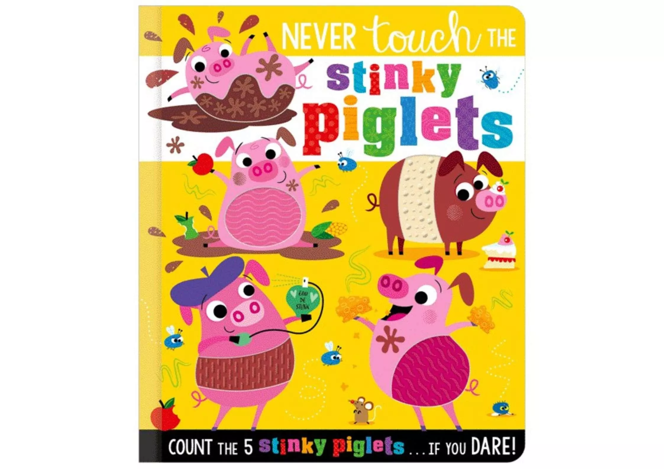 <Make Believe Ideas> Never Touch the Stinky Piglets 矽膠觸摸書 有聲書 附音檔QR code