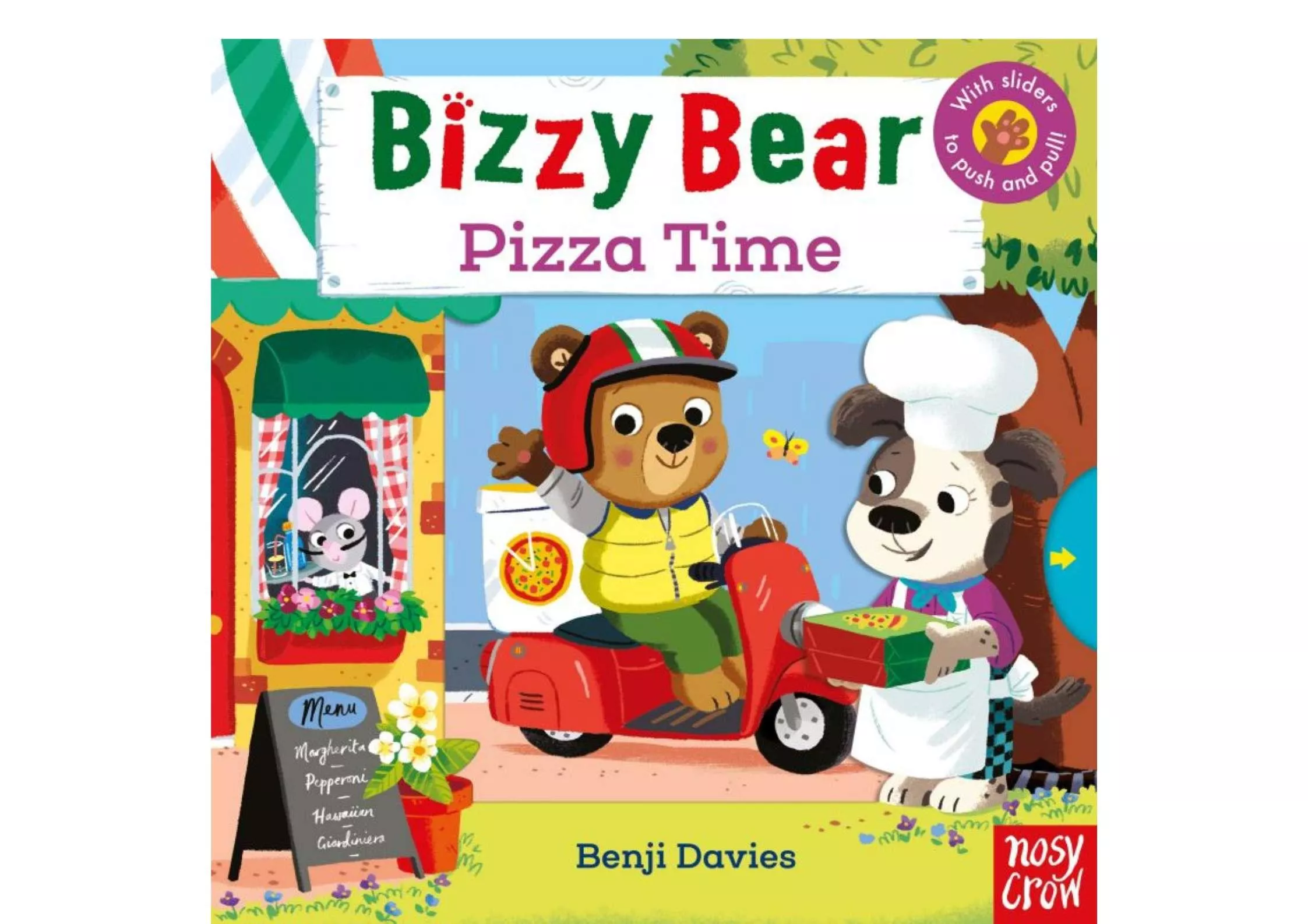 <Nosy Crow> Bizzy Bear: Pizza Time 機關書 有聲書 附QR code