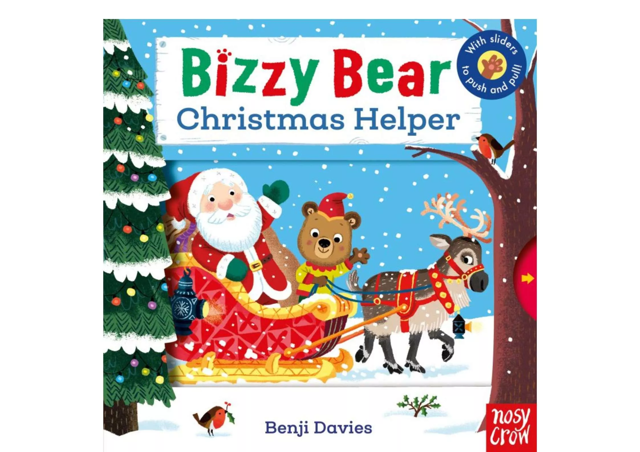 <Nosy Crow> Bizzy Bear: Christmas Helper 機關書 有聲書 附QR code