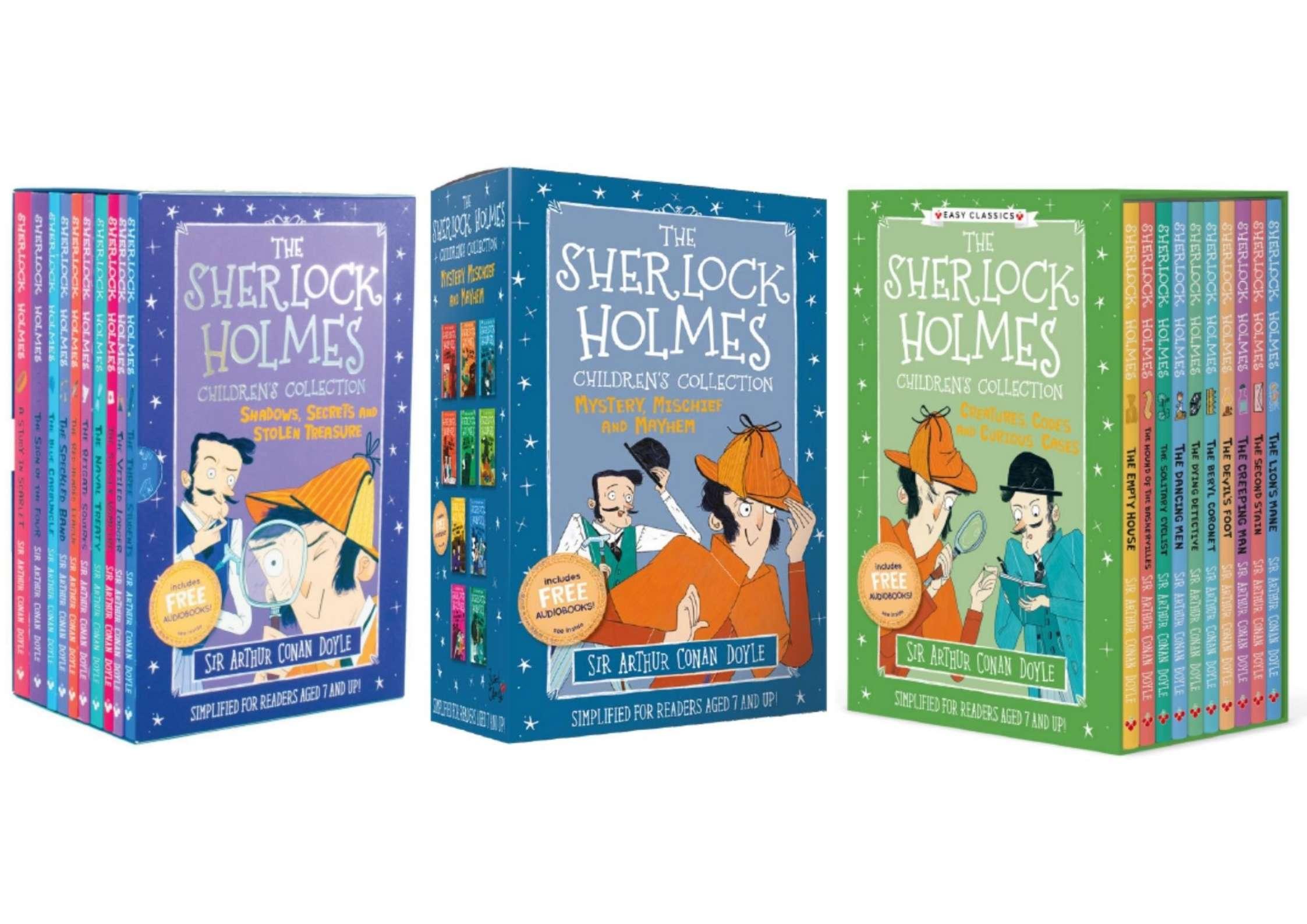 <Sweet Cherry> The Sherlock Holmes Children Collections 福爾摩斯探案 兒童英文小說套書 有聲書 附QR code