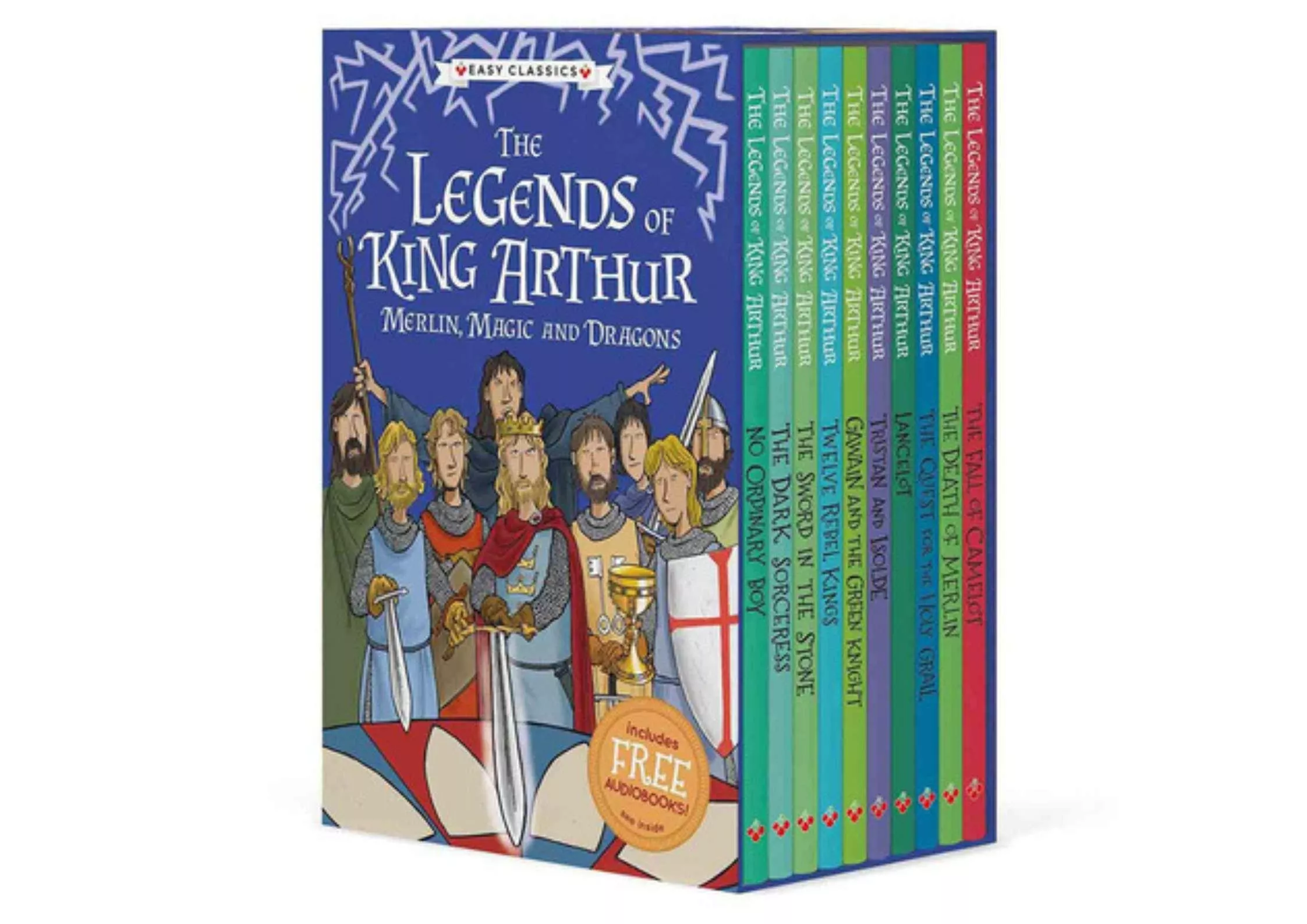 <Sweet Cherry> The Legends of King Arthur 亞瑟王傳說 兒童英文小說套書 有聲書 附QR code