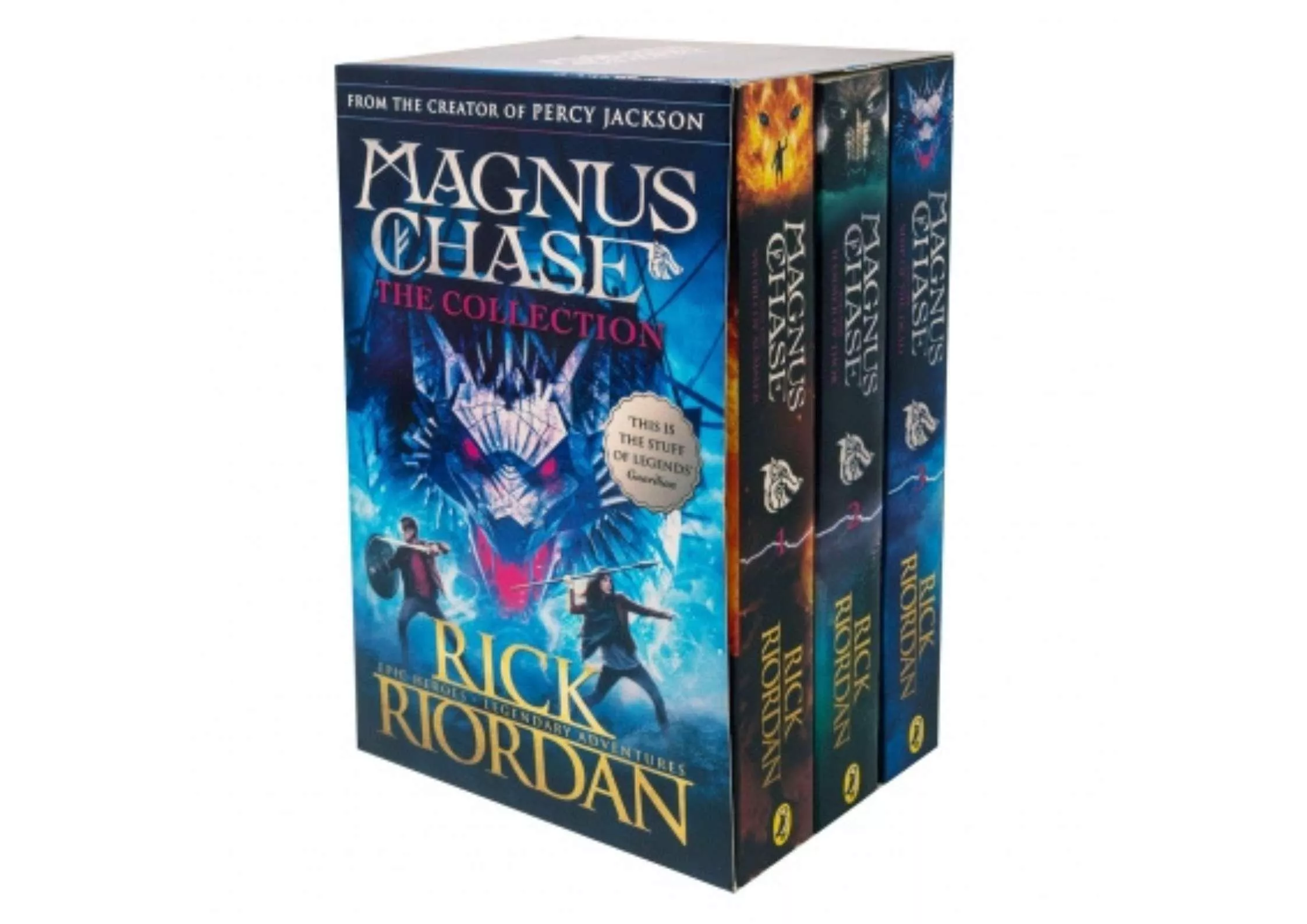 <Penguin> Rick Riordan作品 Magnus Chase 3 Books Collection 套書