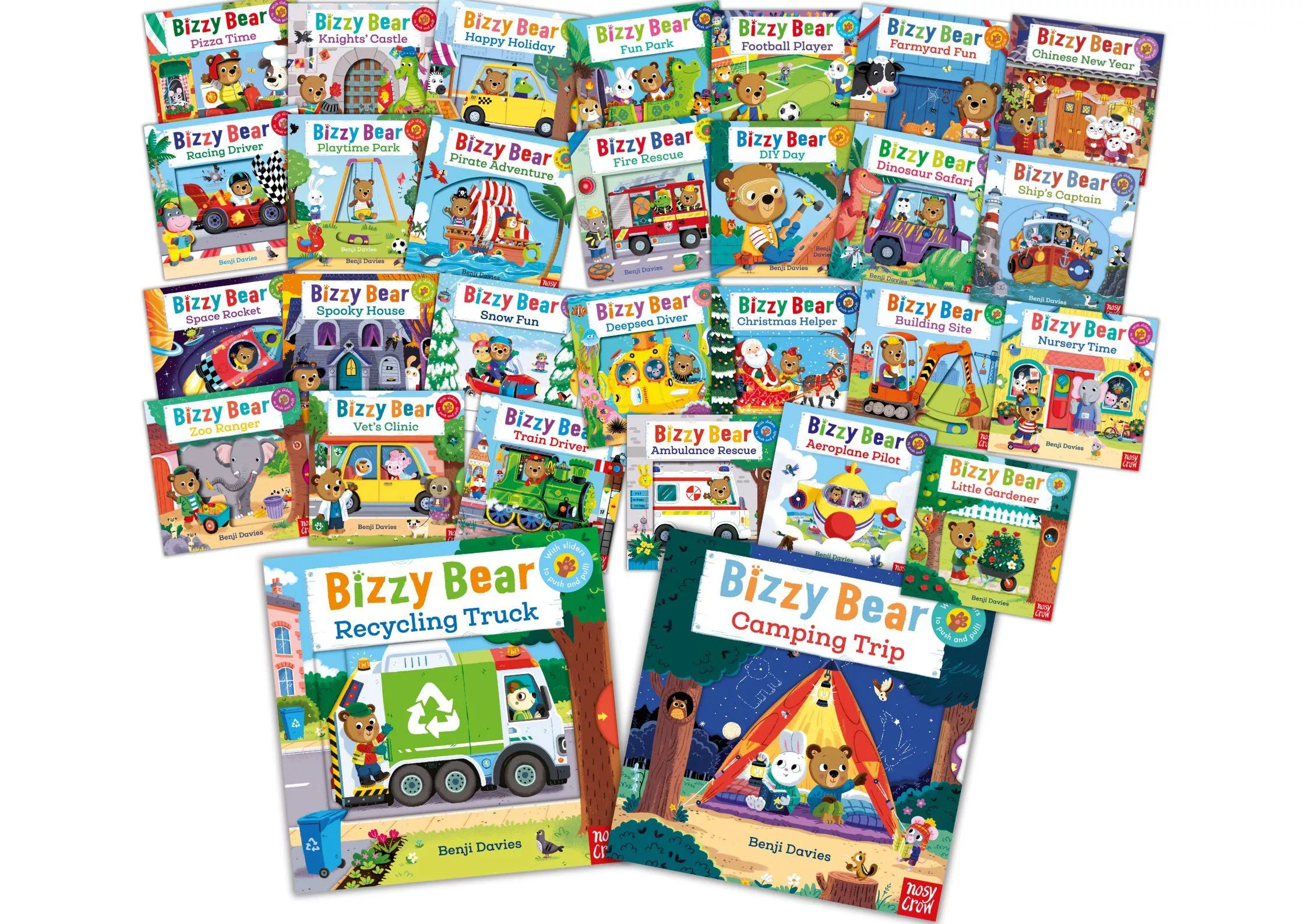 <Nosy Crow> Bizzy Bear 29本合購 機關書 有聲書 附QR code