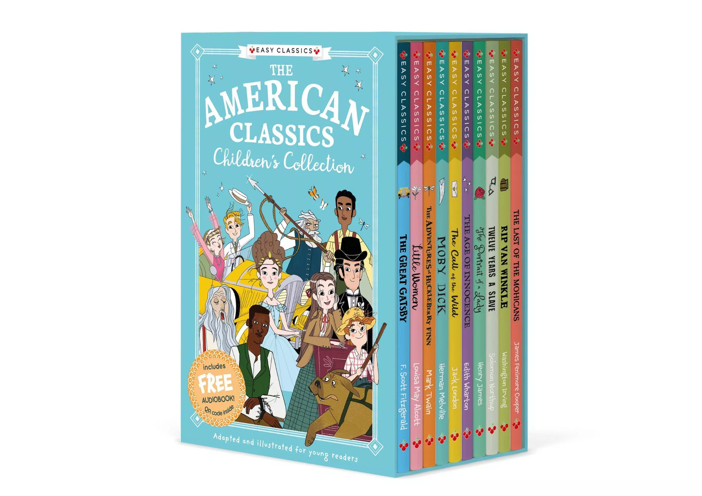 <Sweet Cherry> The American Classics Children's Collection 美國文學經典 兒童英文小說套書 有聲書 附QR code