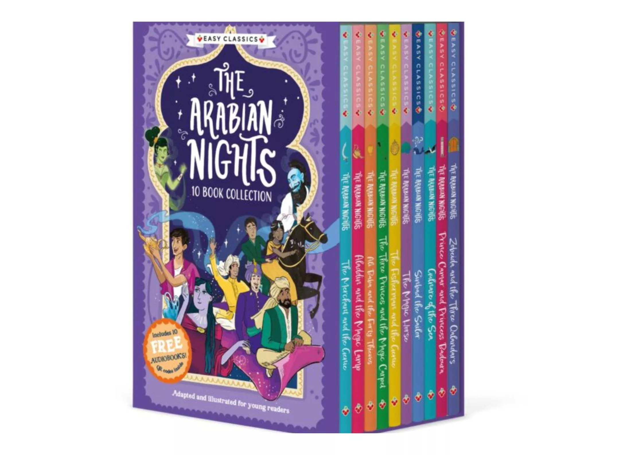 <Sweet Cherry> The Arabian Nights Collection 阿拉伯文學經典 兒童英文小說套書 有聲書 附QR code