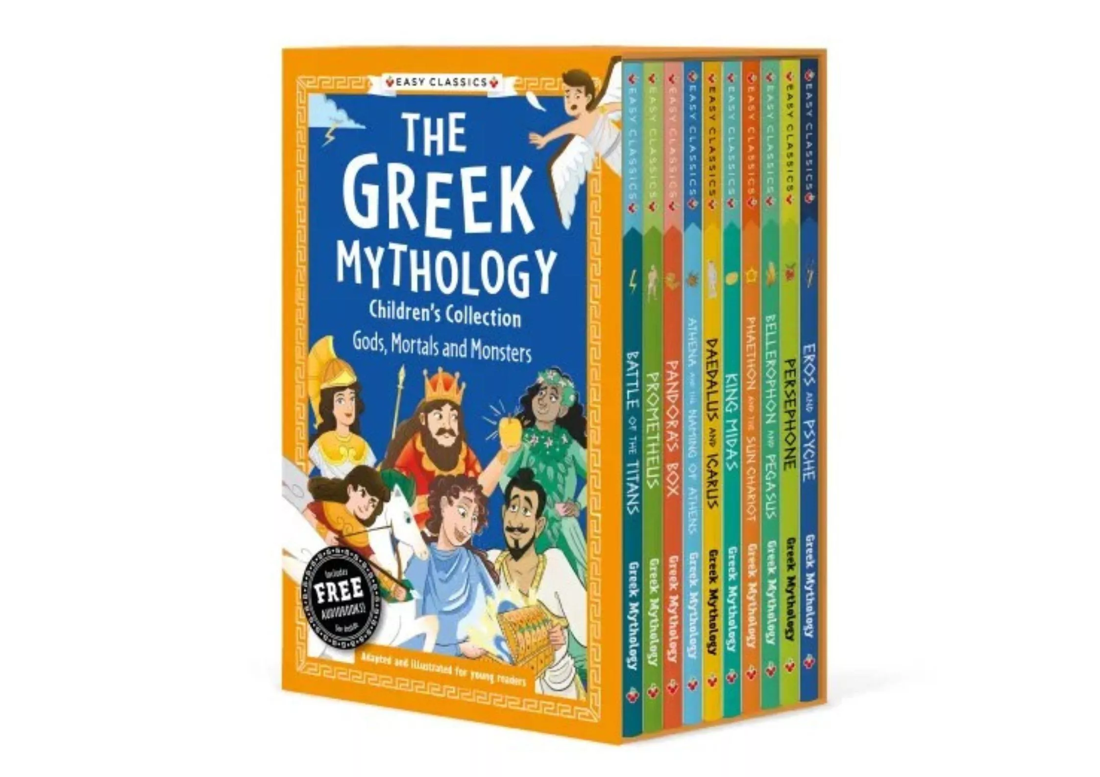 <Sweet Cherry> The Greek Mythology Children's Collection 希臘神話經典 兒童英文小說套書 有聲書 附QR code