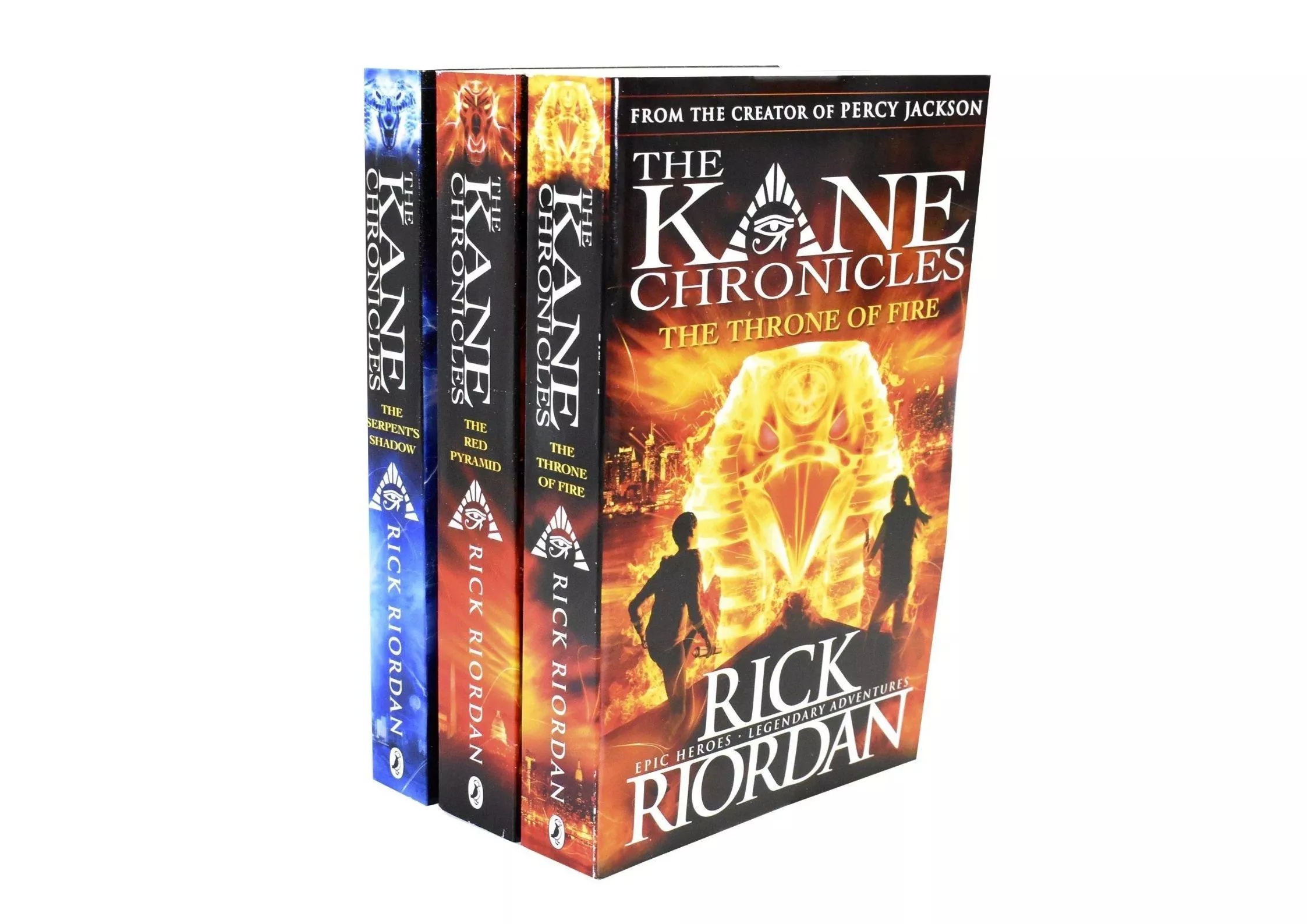<Pengiun> Rick Riordan作品 The Kane Chronicles 3 Books Collection 套書