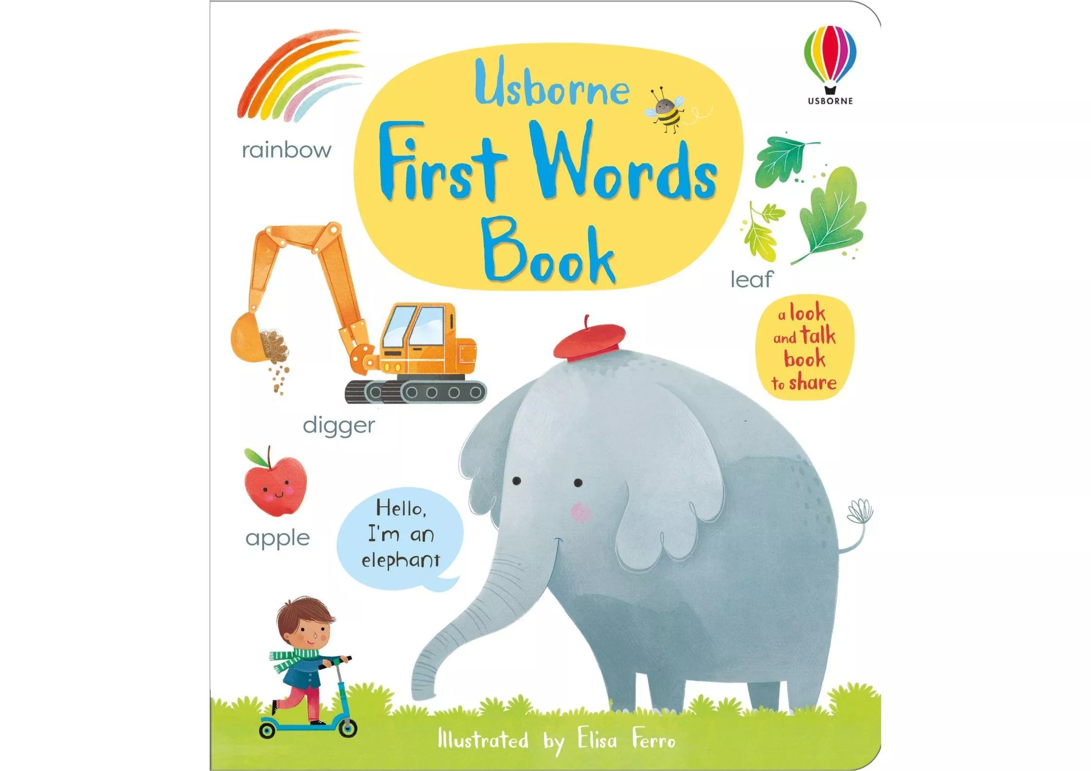 <Usborne> First Concepts系列 - First Words Book 硬頁書