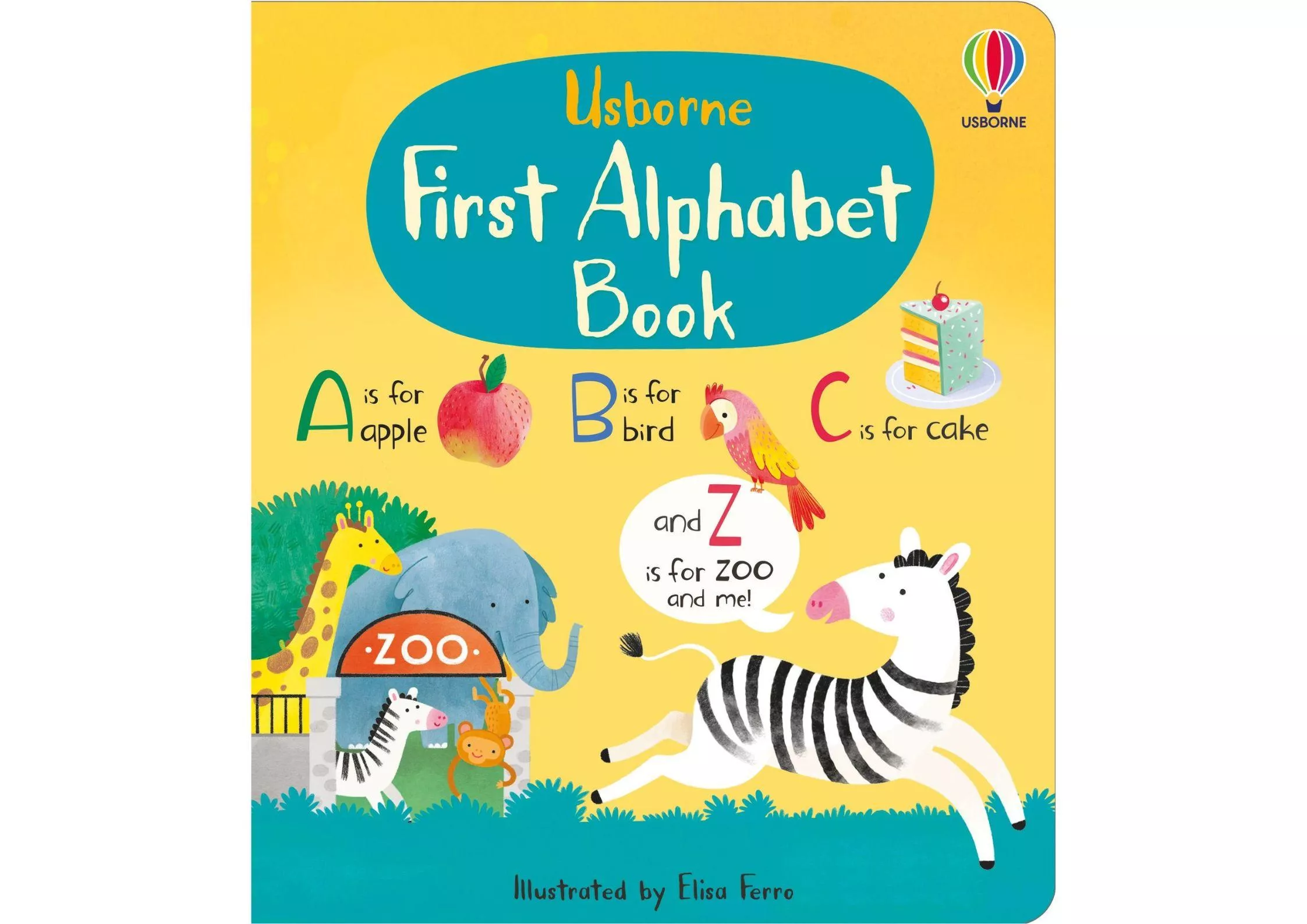 <Usborne> First Concepts系列 - First Alphabet Book 硬頁書