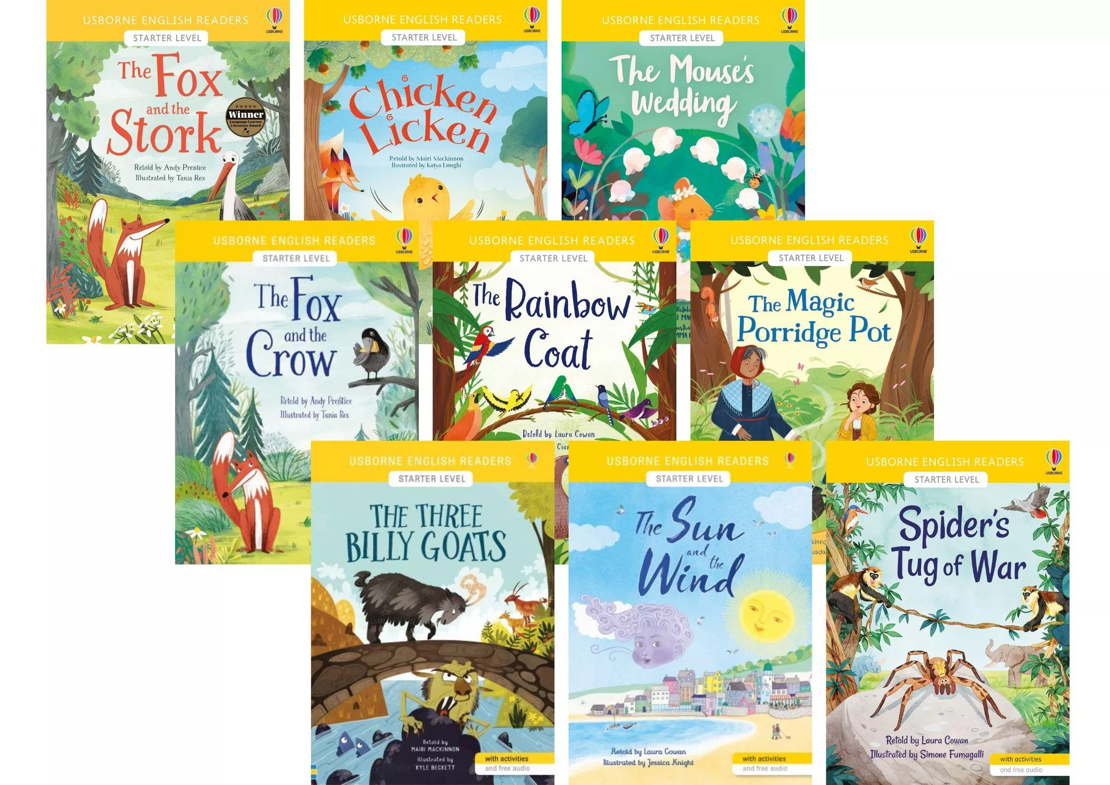 <Usborne> English Readers Starter Level 分級讀本 附QR code音檔