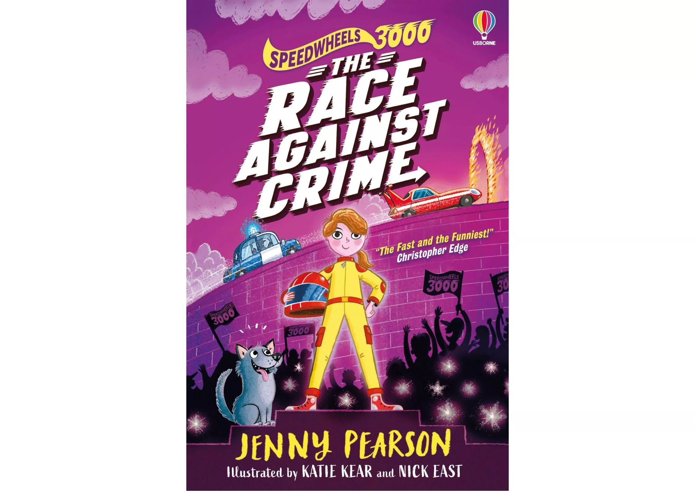 <Usborne> Speedwheels 3000: The Race Against Crime 兒童英文小說 暢銷作家Jenny Pearson作品