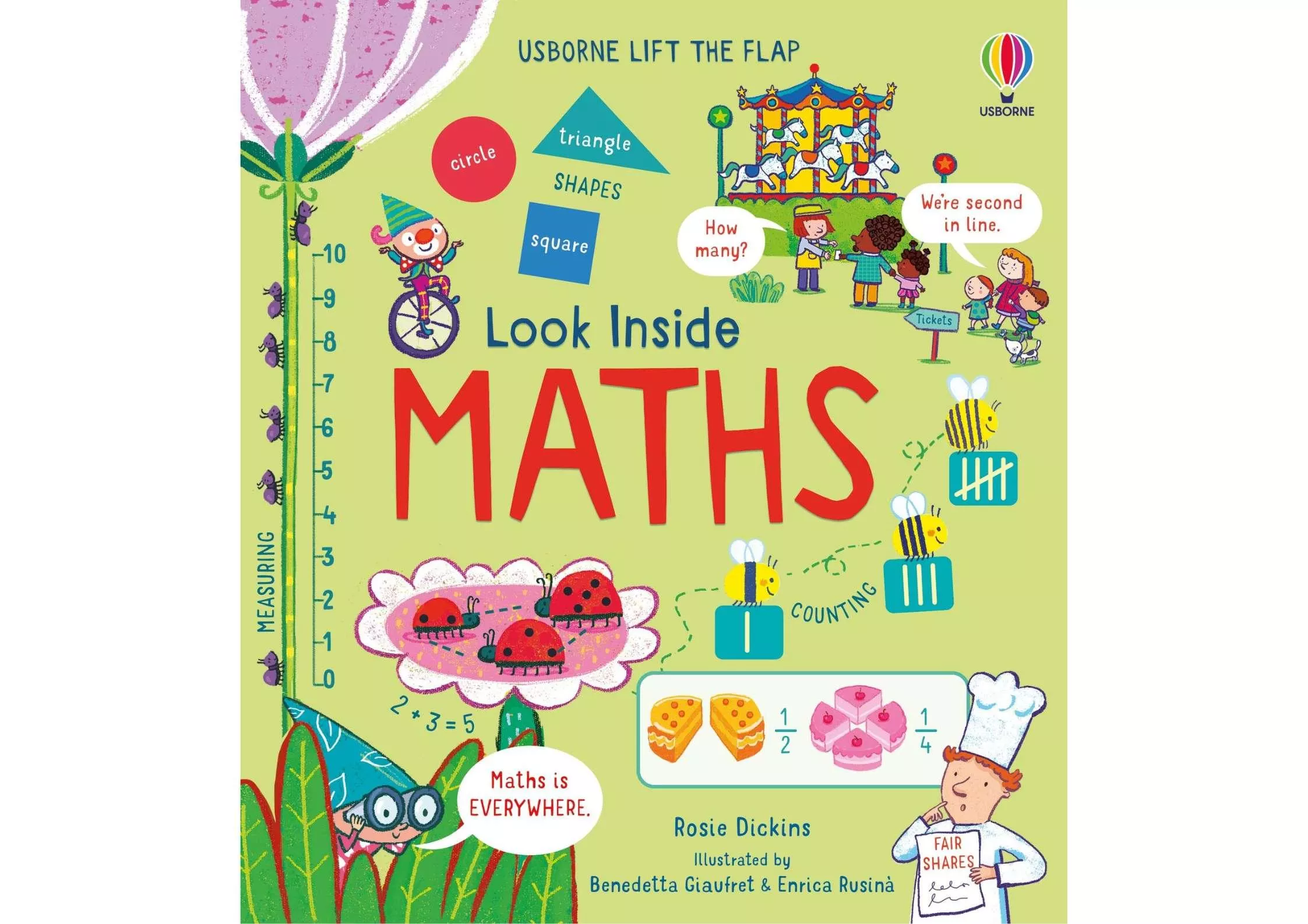 <Usborne> Look Inside Maths 翻翻書